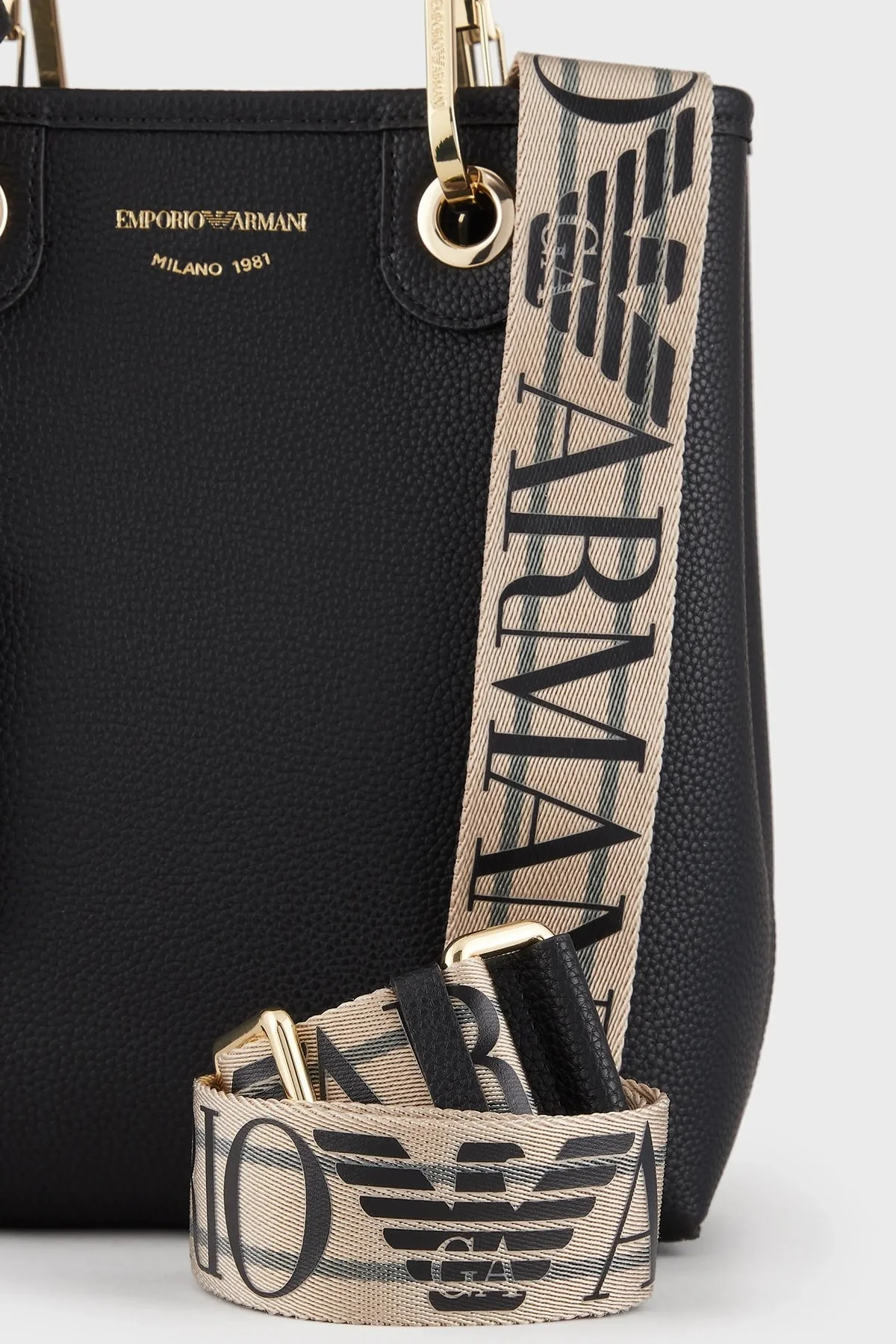 Emporio Armani Çıkarılabilir Uzatma Askılı Bayan Çanta Y3D255 YFO5B 85218 SİYAH - 5