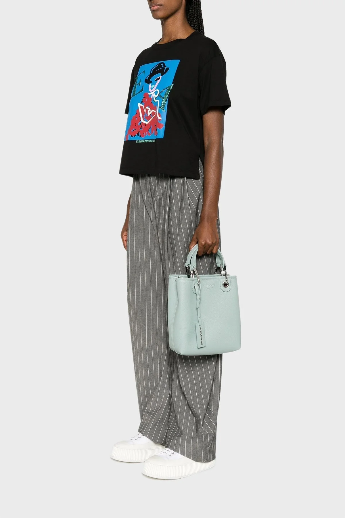 Emporio Armani Çıkarılabilir ve Ayarlanabilir Omuz Askılı Bayan Çanta Y3D255 YFO5E 80653 MİNT - 8