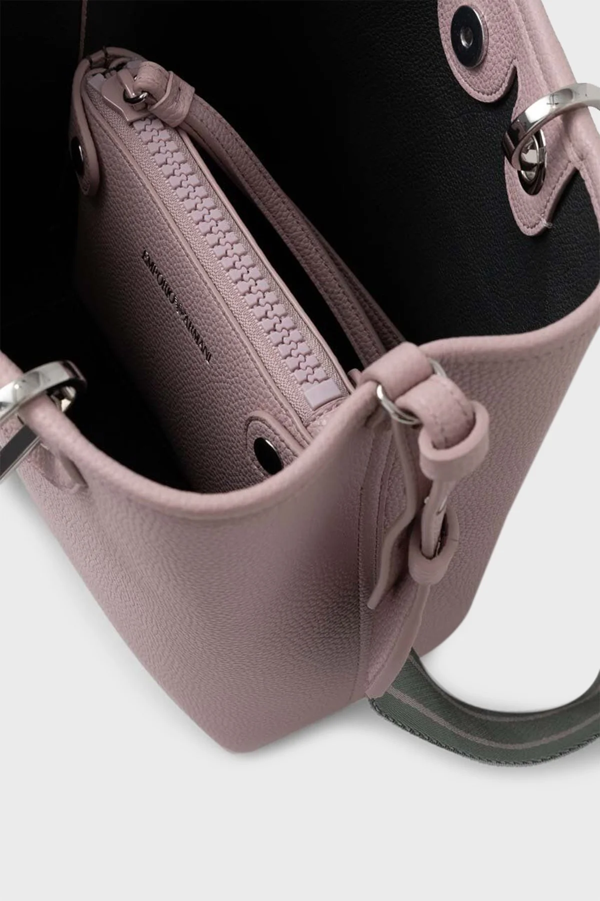 Emporio Armani Çıkarılabilir ve Ayarlanabilir Omuz Askılı Bayan Çanta Y3D255 YFO5E 80700 PUDRA - 4