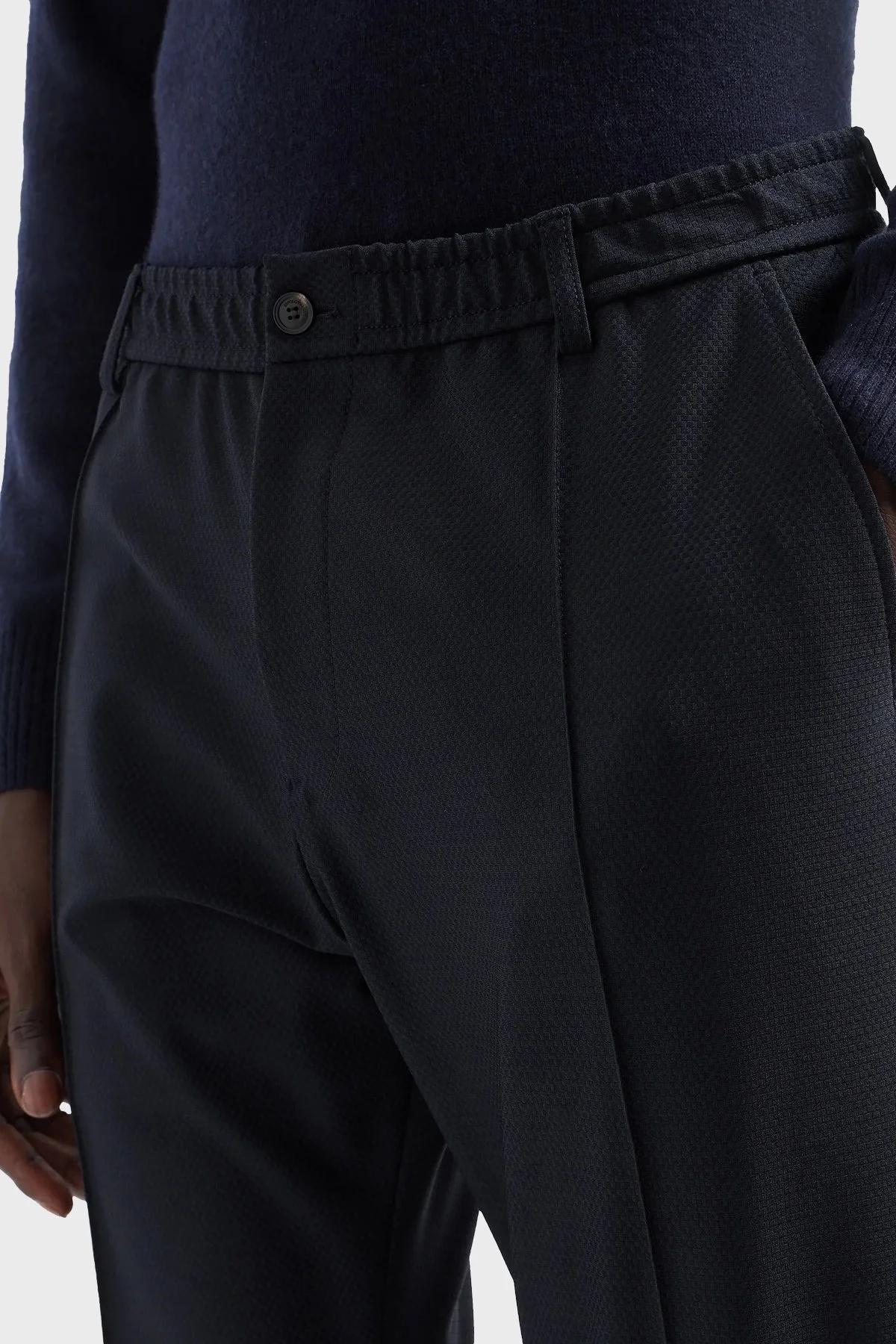 Emporio Armani Çimalı Normal Bel Erkek Pantolon EM000440 TE11109 UB109 LACİVERT - 9