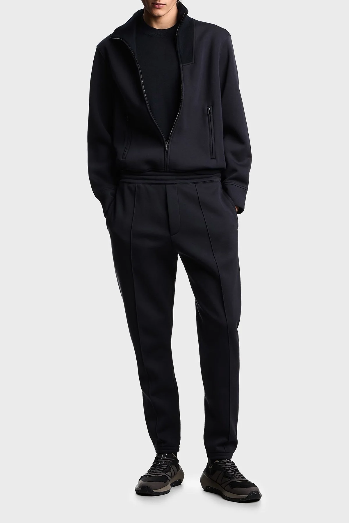 Emporio Armani Çimalı Regular Fit Normal Bel Jogger Erkek Pantolon EM003051 AF17545 UB118 LACİVERT - 2