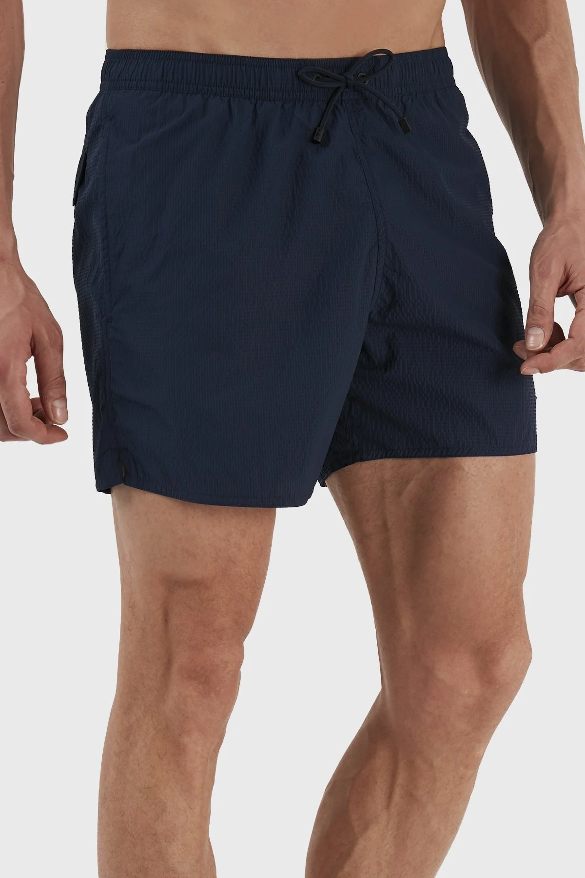 Emporio Armani Deniz Şortu Belden Bağlamalı Cepli Erkek Mayo Short 211740 3R419 06935 LACİVERT - 4