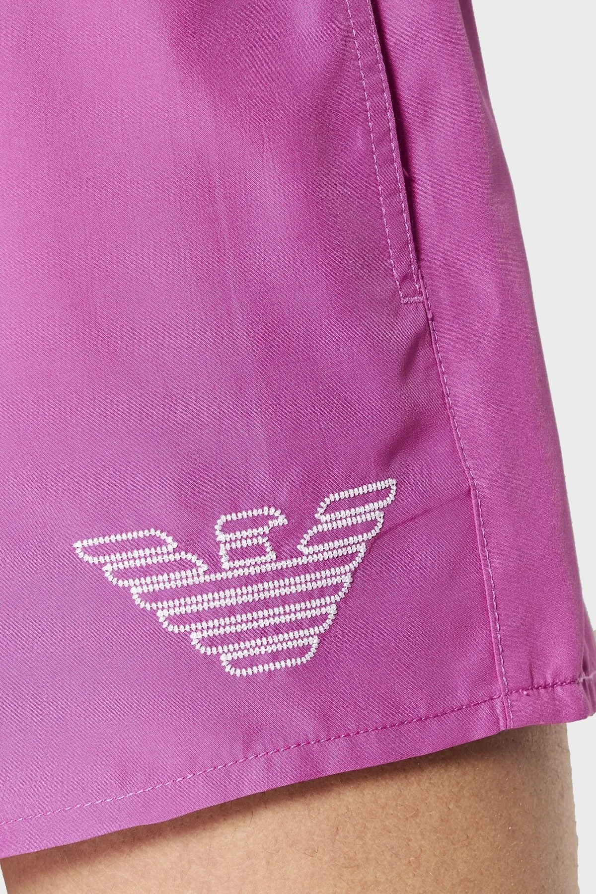 Emporio Armani Deniz Şortu Cepli Erkek Mayo Short 211752 2R438 05873 PEMBE - 4
