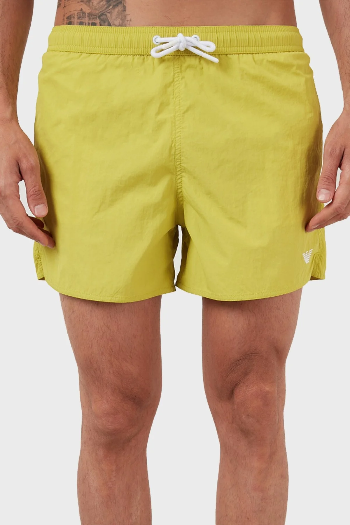 Emporio Armani Deniz Şortu Cepli Regular Fit Erkek Mayo Short 211756 2R422 14483 ELMA YEŞİLİ - 2