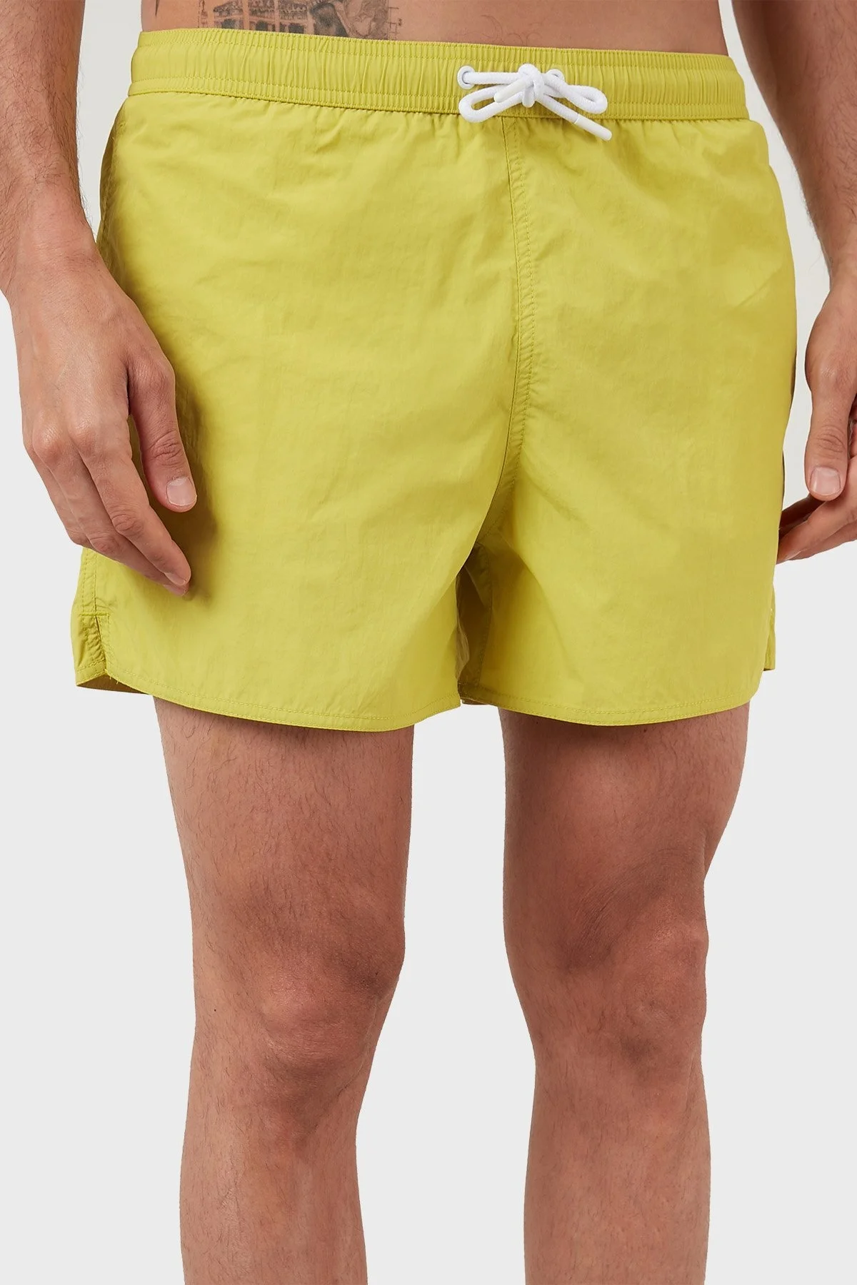 Emporio Armani Deniz Şortu Cepli Regular Fit Erkek Mayo Short 211756 2R422 14483 ELMA YEŞİLİ - 4