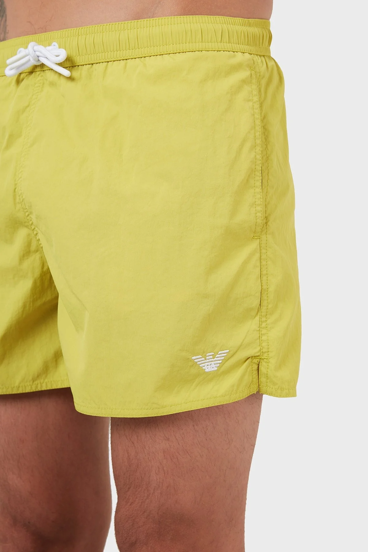 Emporio Armani Deniz Şortu Cepli Regular Fit Erkek Mayo Short 211756 2R422 14483 ELMA YEŞİLİ - 6