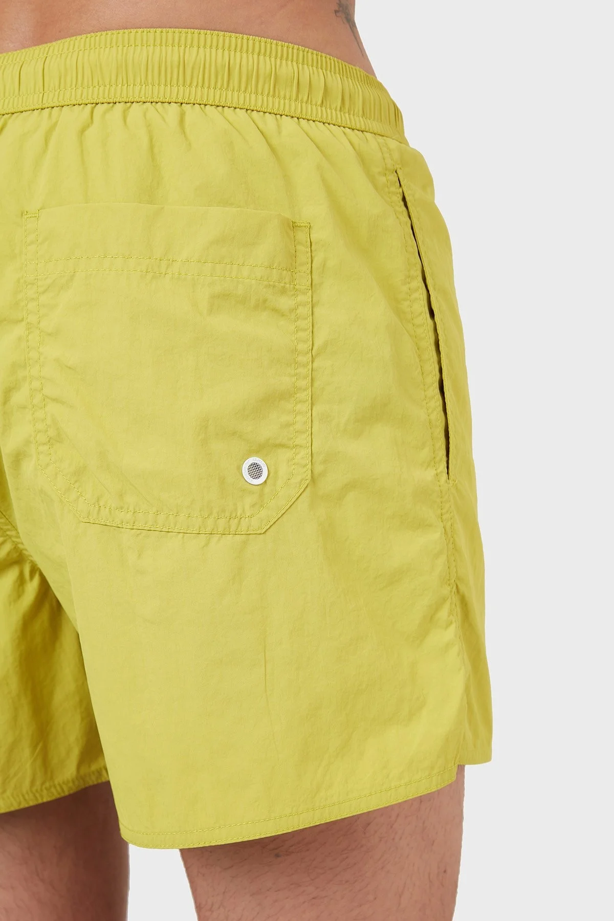 Emporio Armani Deniz Şortu Cepli Regular Fit Erkek Mayo Short 211756 2R422 14483 ELMA YEŞİLİ - 7