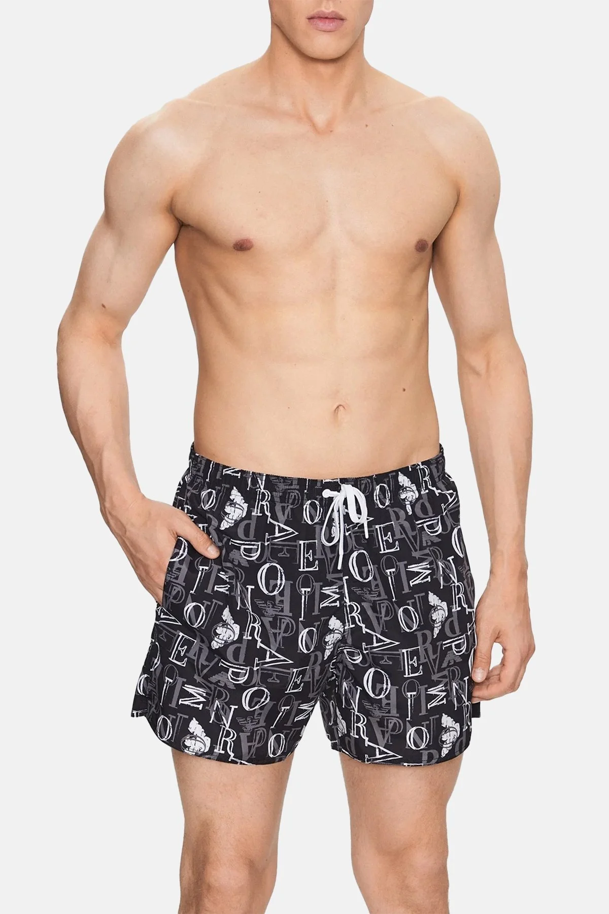Emporio Armani Mayo Erkek Short 211740 3R445 00020 SİYAH - 6