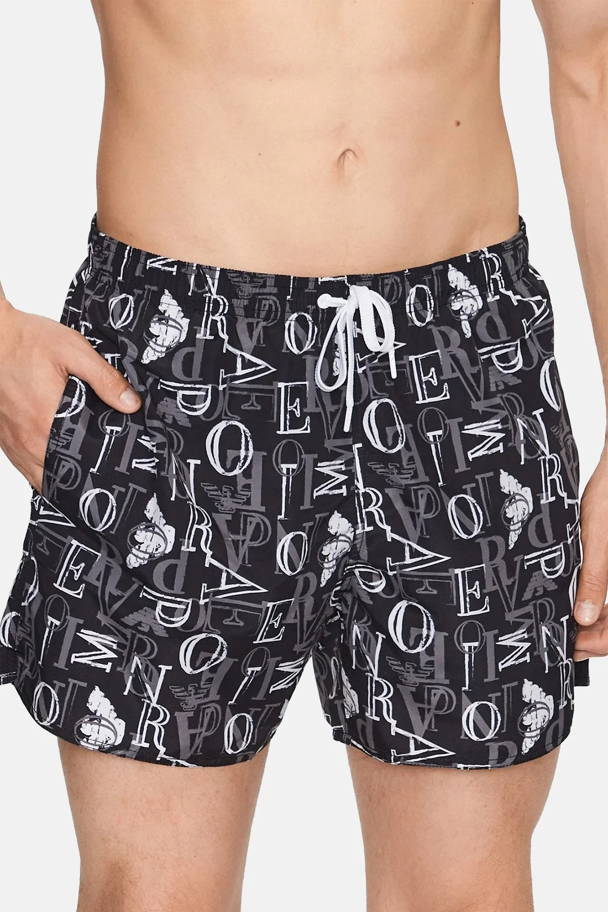 Emporio Armani Mayo Erkek Short 211740 3R445 00020 SİYAH - 7