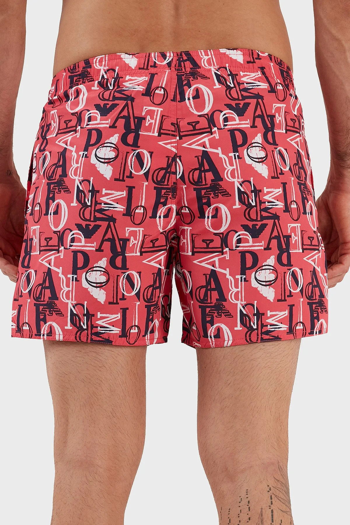 Emporio Armani Deniz Şortu Regular Fit Cepli Erkek Mayo Short 211740 3R445 00776 FUŞYA - 6