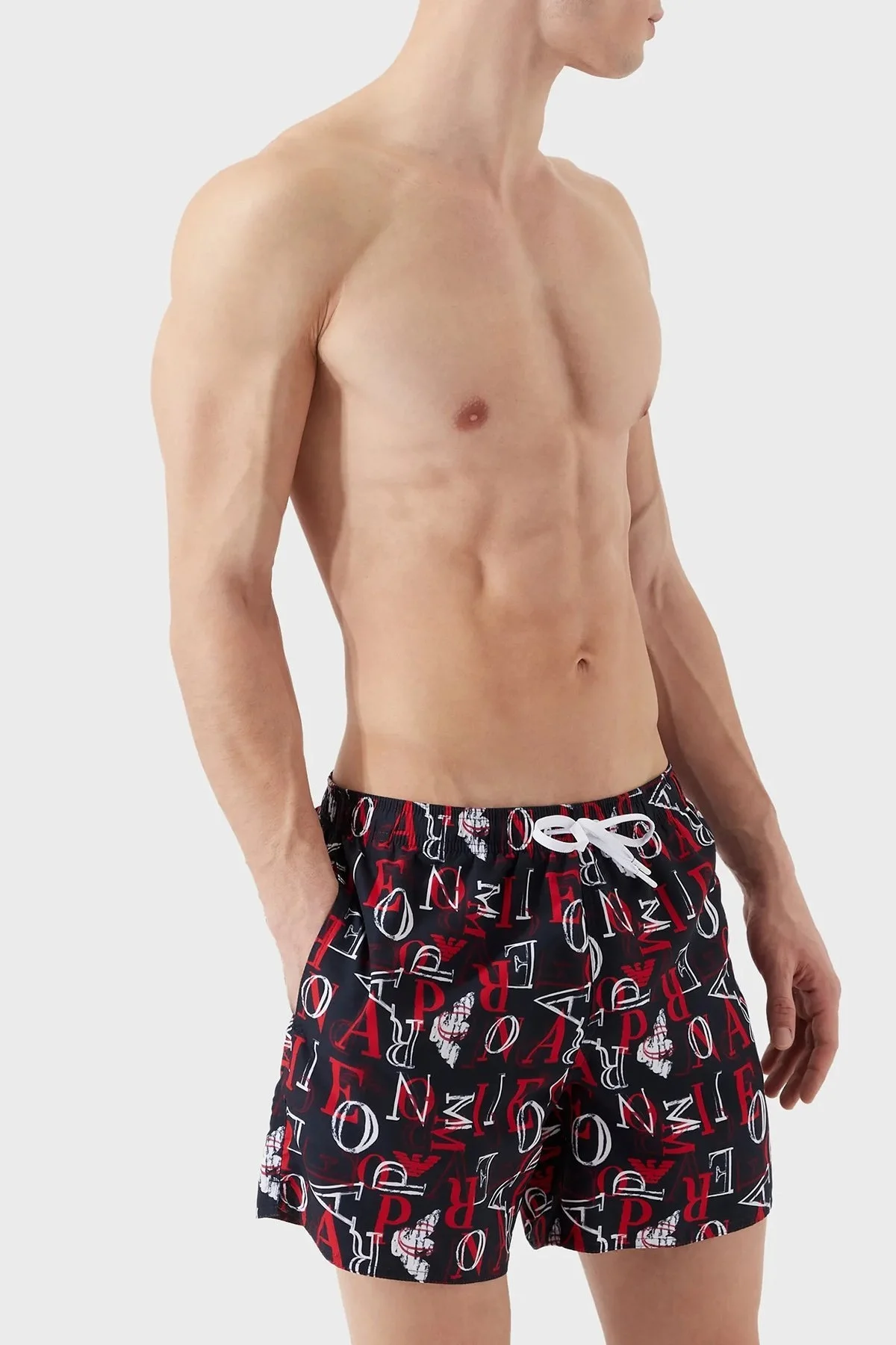 Emporio Armani Deniz Şortu Regular Fit Cepli Erkek Mayo Short 211740 3R445 06935 LACİVERT - 1