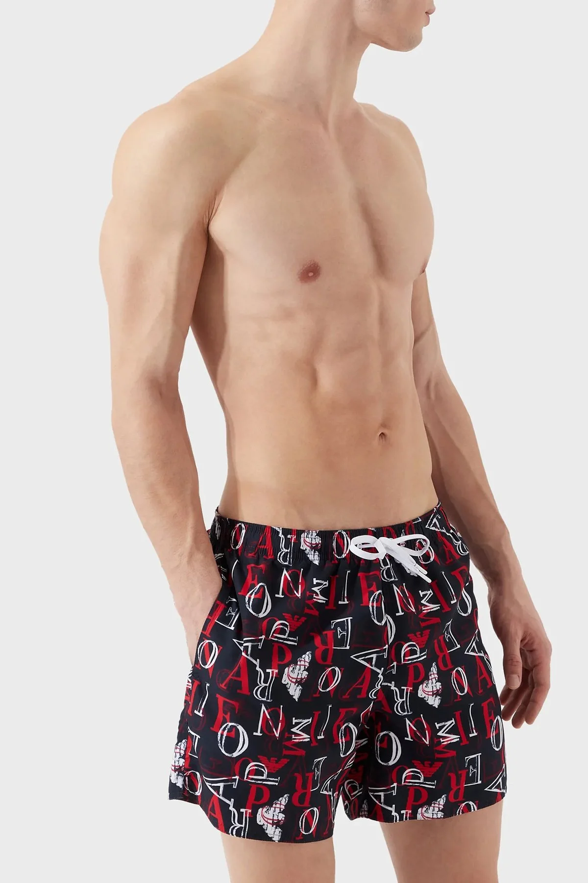 Emporio Armani Deniz Şortu Regular Fit Cepli Erkek Mayo Short 211740 3R445 06935 LACİVERT - 1