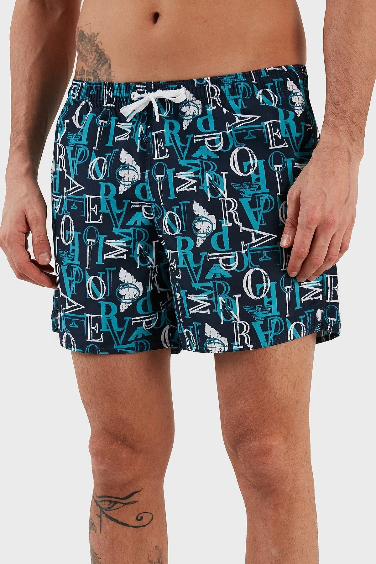 Emporio Armani Deniz Şortu Regular Fit Cepli Erkek Mayo Short 211740 3R445 48336 LACİVERT - 2
