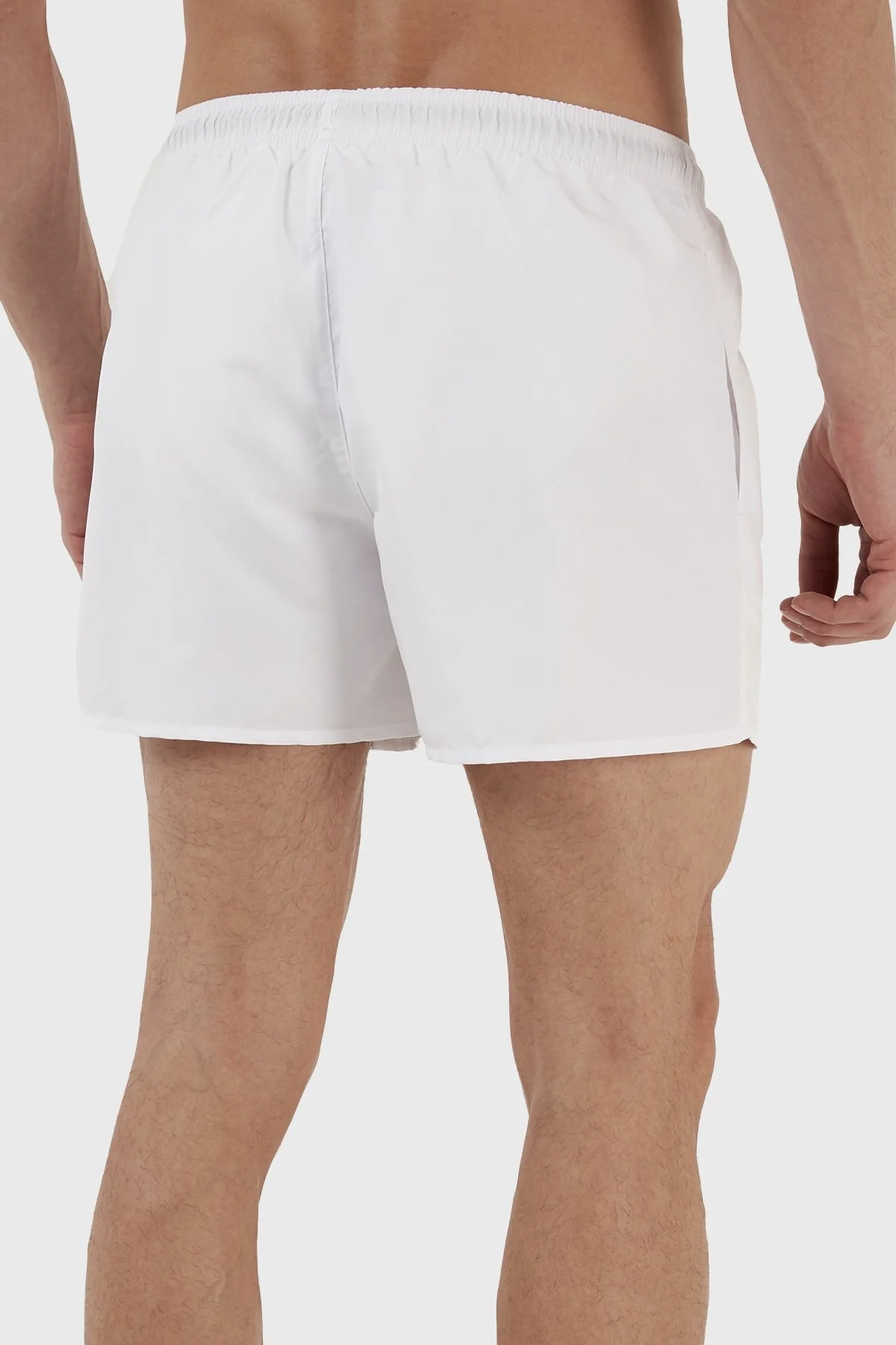 Emporio Armani Deniz Şortu Regular Fit Cepli Erkek Mayo Short 211752 3R438 00010 BEYAZ - 5