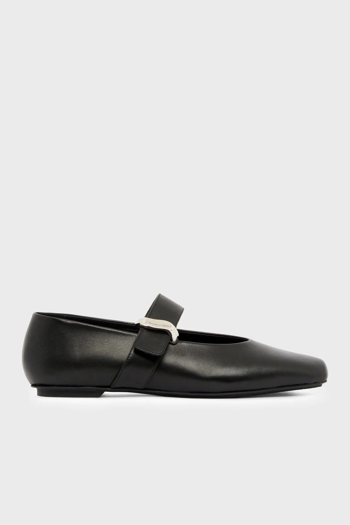 Emporio Armani Deri Babet Kadın Ayakkabı EW004448 AF14915 UC001 Siyah - 1