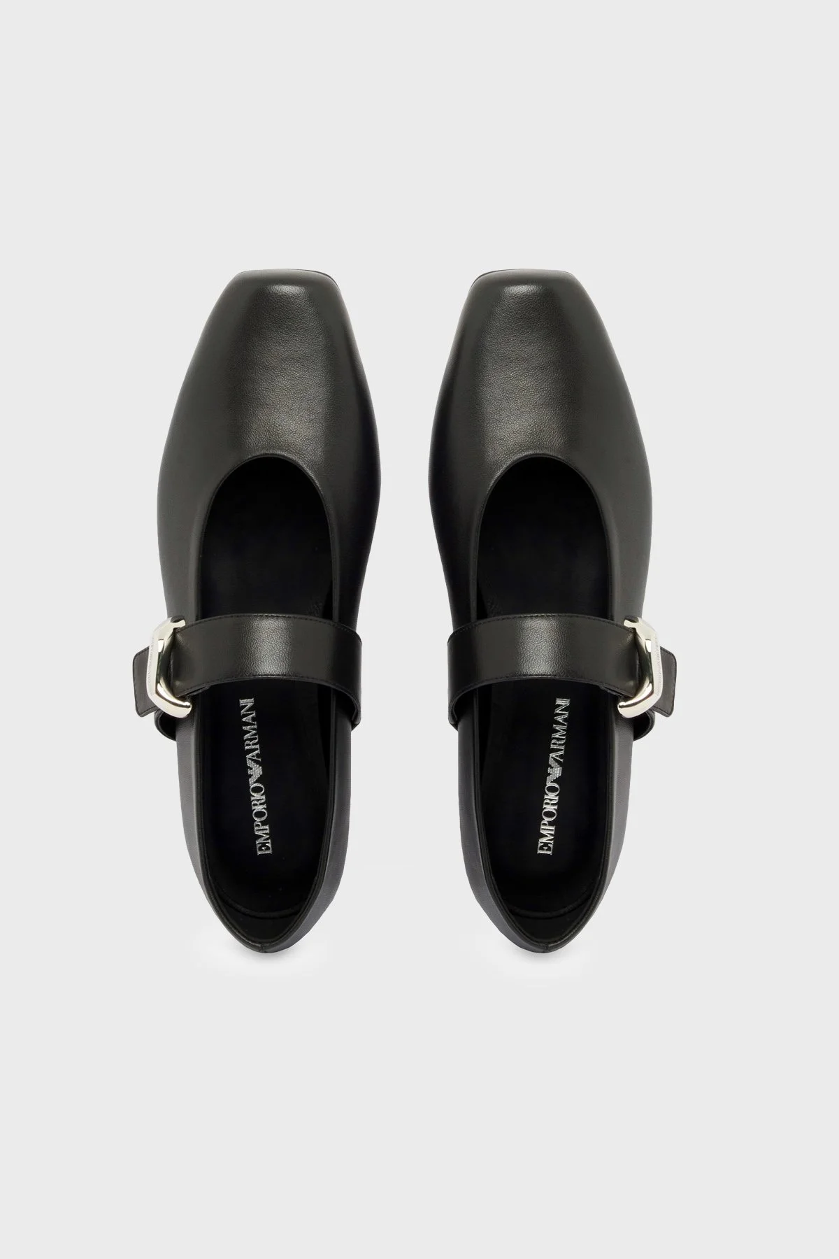 Emporio Armani Deri Babet Kadın Ayakkabı EW004448 AF14915 UC001 Siyah - 3