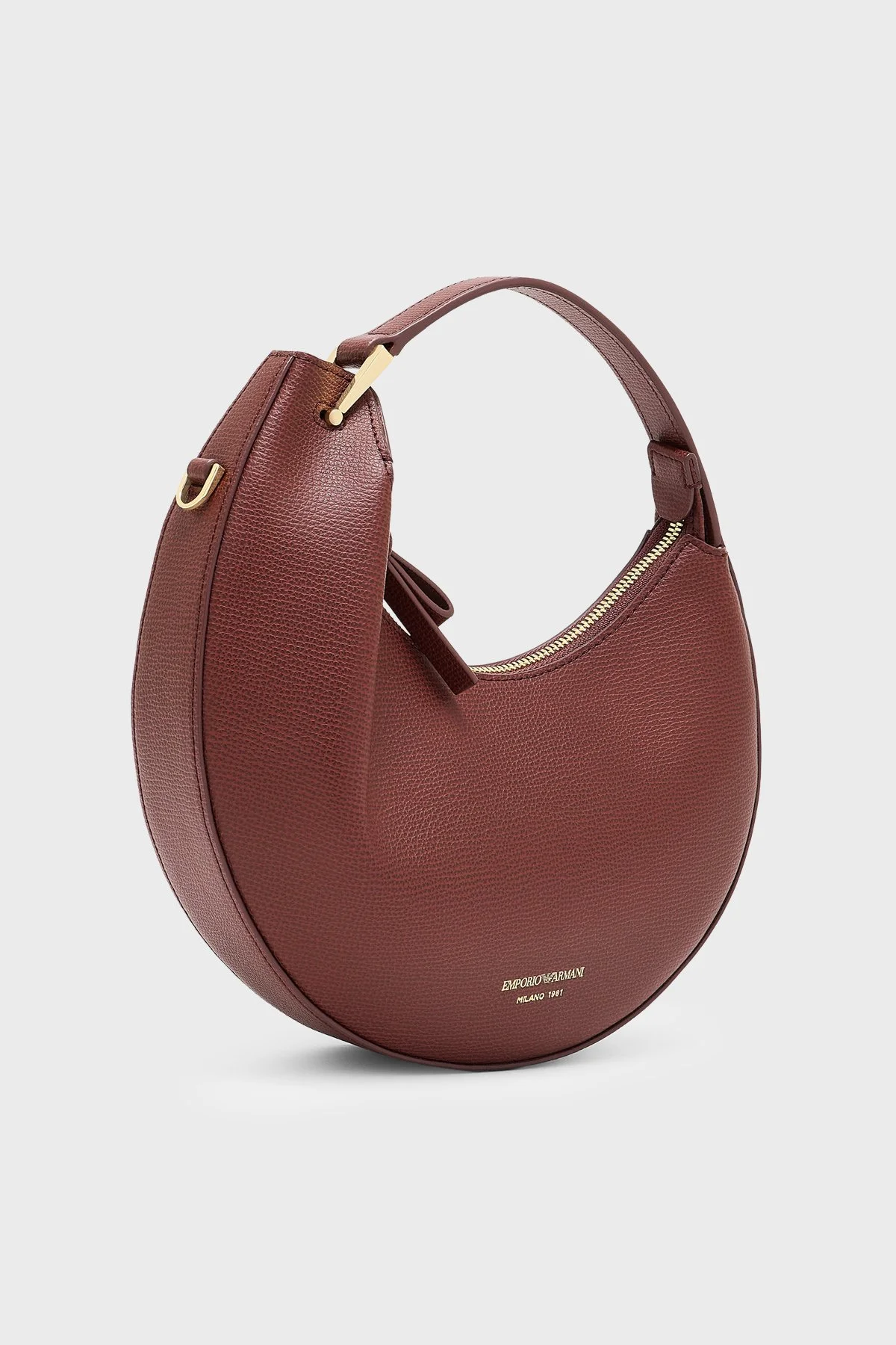 Emporio Armani Deri Çıkarılabilir Askılı Kadın Çanta EW005671 AF29459 U6017 Bordo - 5
