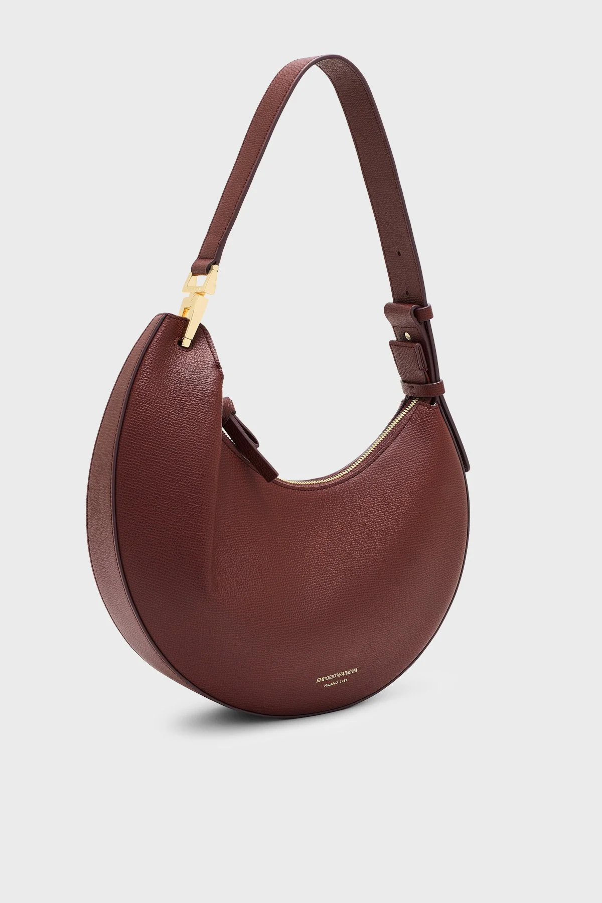 Emporio Armani Deri Çıkarılabilir Askılı Kadın Çanta EW005754 AF29459 U6017 Bordo - 5