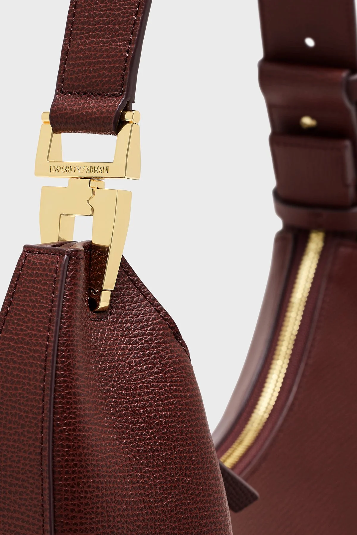 Emporio Armani Deri Çıkarılabilir Askılı Kadın Çanta EW005754 AF29459 U6017 Bordo - 6