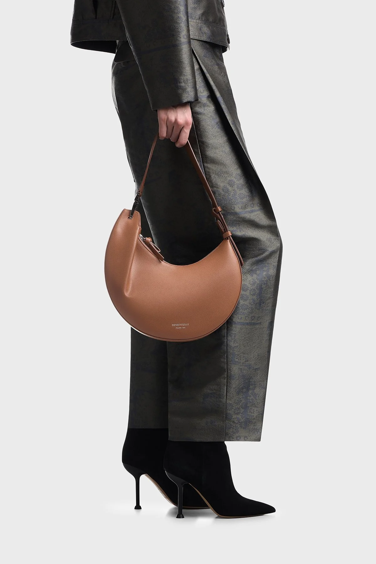 Emporio Armani Deri Çıkarılabilir Askılı Kadın Çanta EW005754 AF29459 U6124 Taba - 2