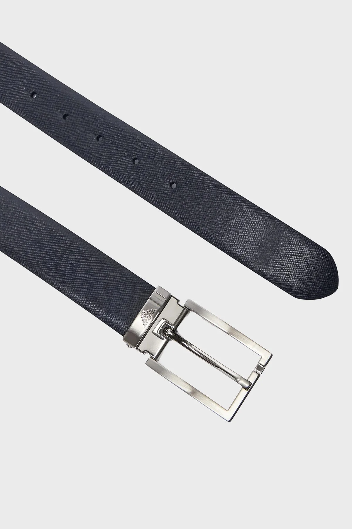 Emporio Armani Deri Erkek Kemer Y4S498YLP4E 81285 Lacivert-siyah - 4