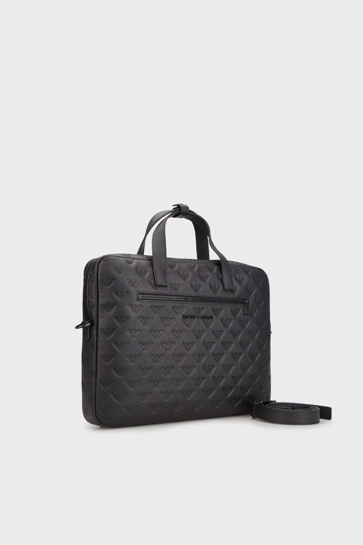 Emporio Armani Deri Erkek Laptop Çantası Y4P358 Y142V 81072 SİYAH - 2