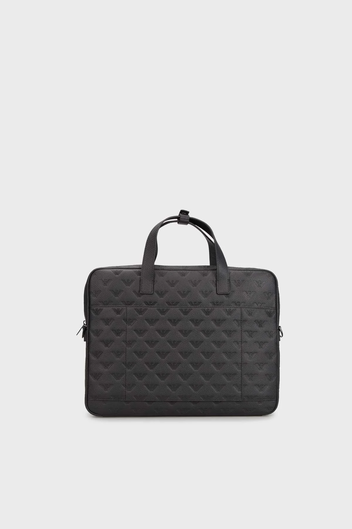 Emporio Armani Deri Erkek Laptop Çantası Y4P358 Y142V 81072 SİYAH - 3