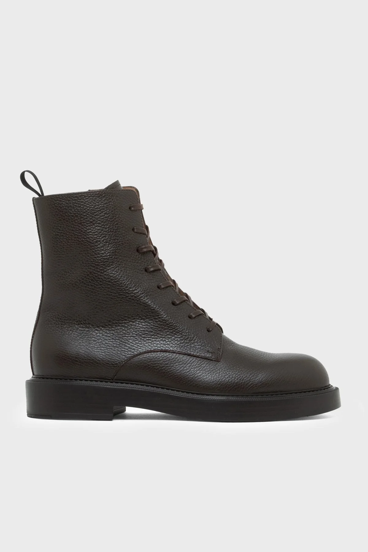 Emporio Armani Deri Fermuarlı Erkek Bot EM007089 AF16662 U6326 Kahve - 1