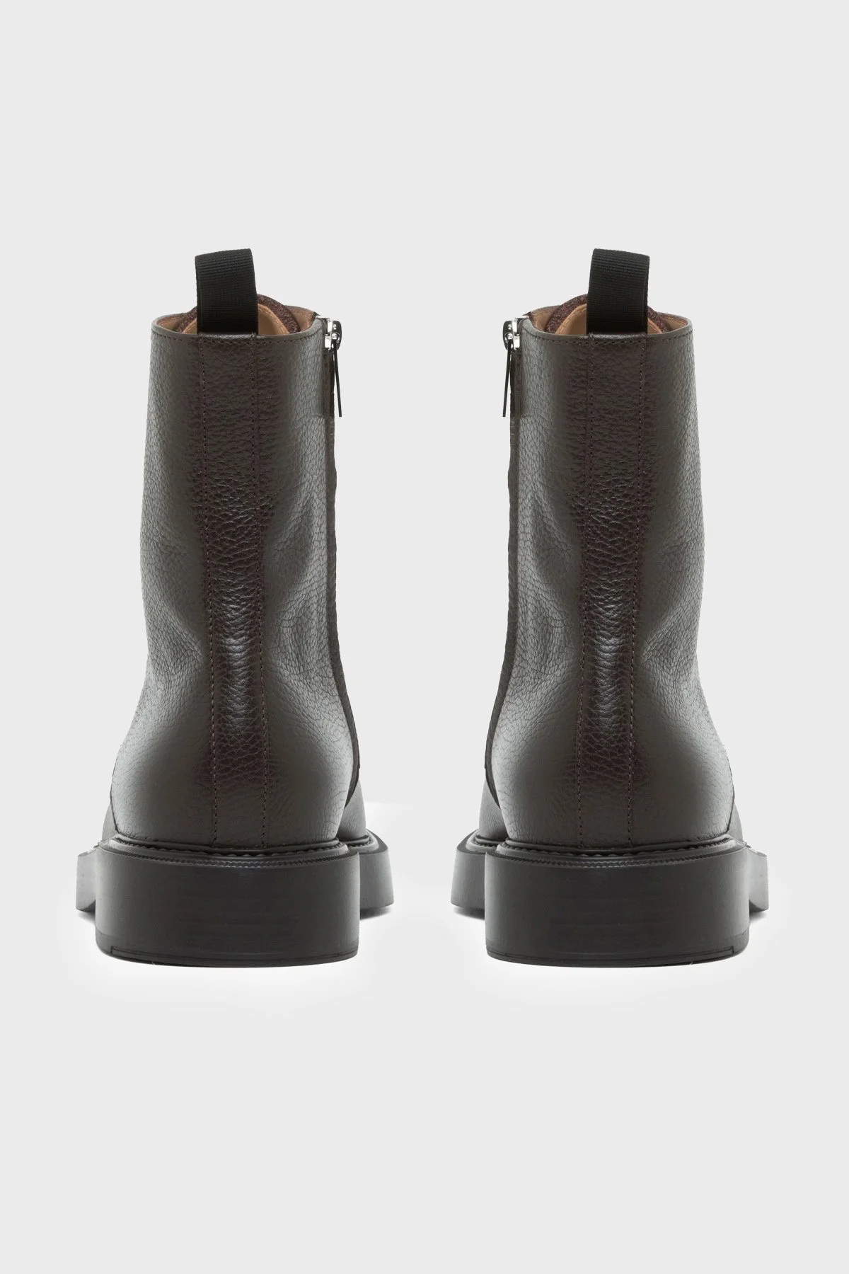 Emporio Armani Deri Fermuarlı Erkek Bot EM007089 AF16662 U6326 Kahve - 3