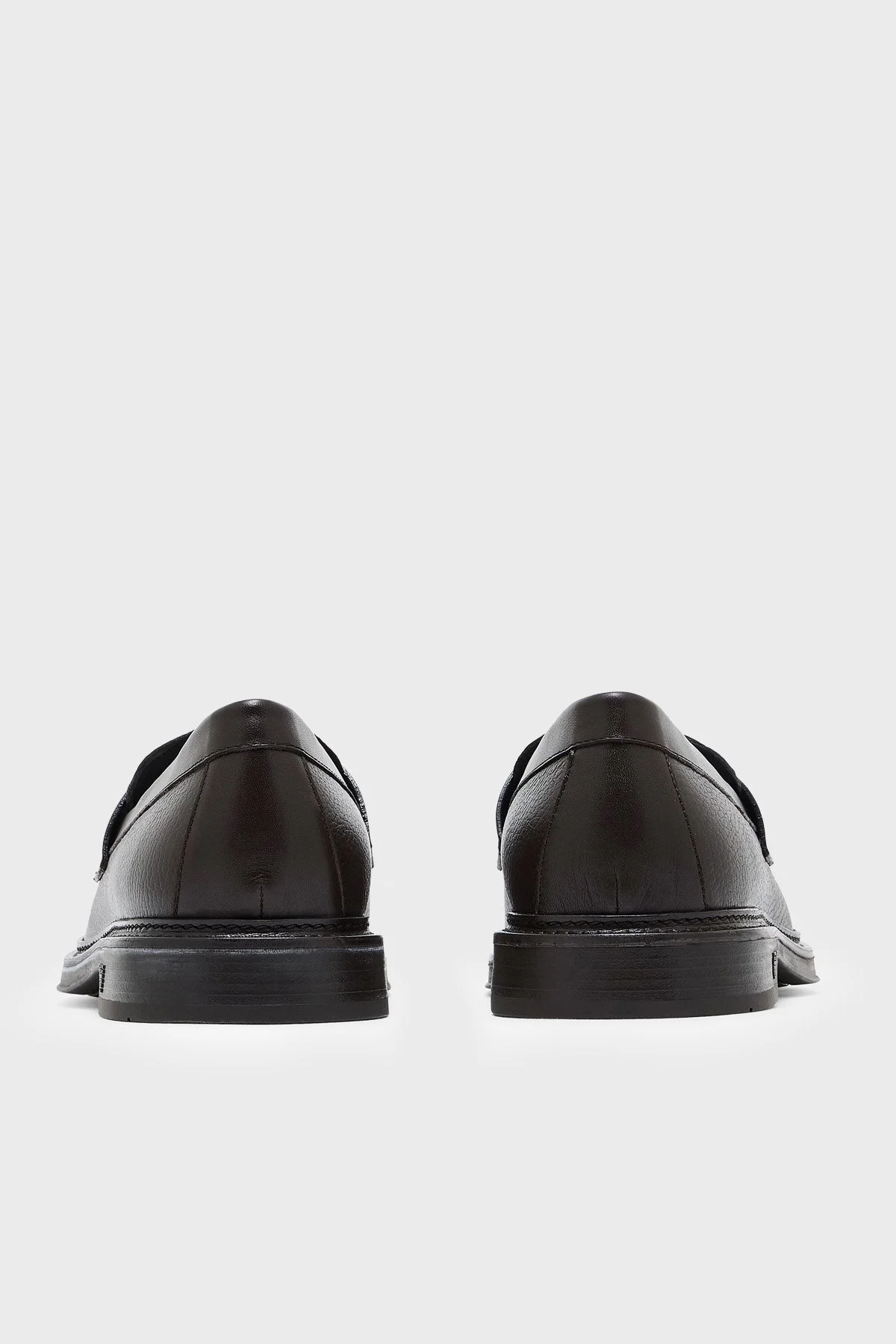 Emporio Armani Deri Loafer Erkek Ayakkabı EM003921 AF20735 U8130 Acı kahve - 6