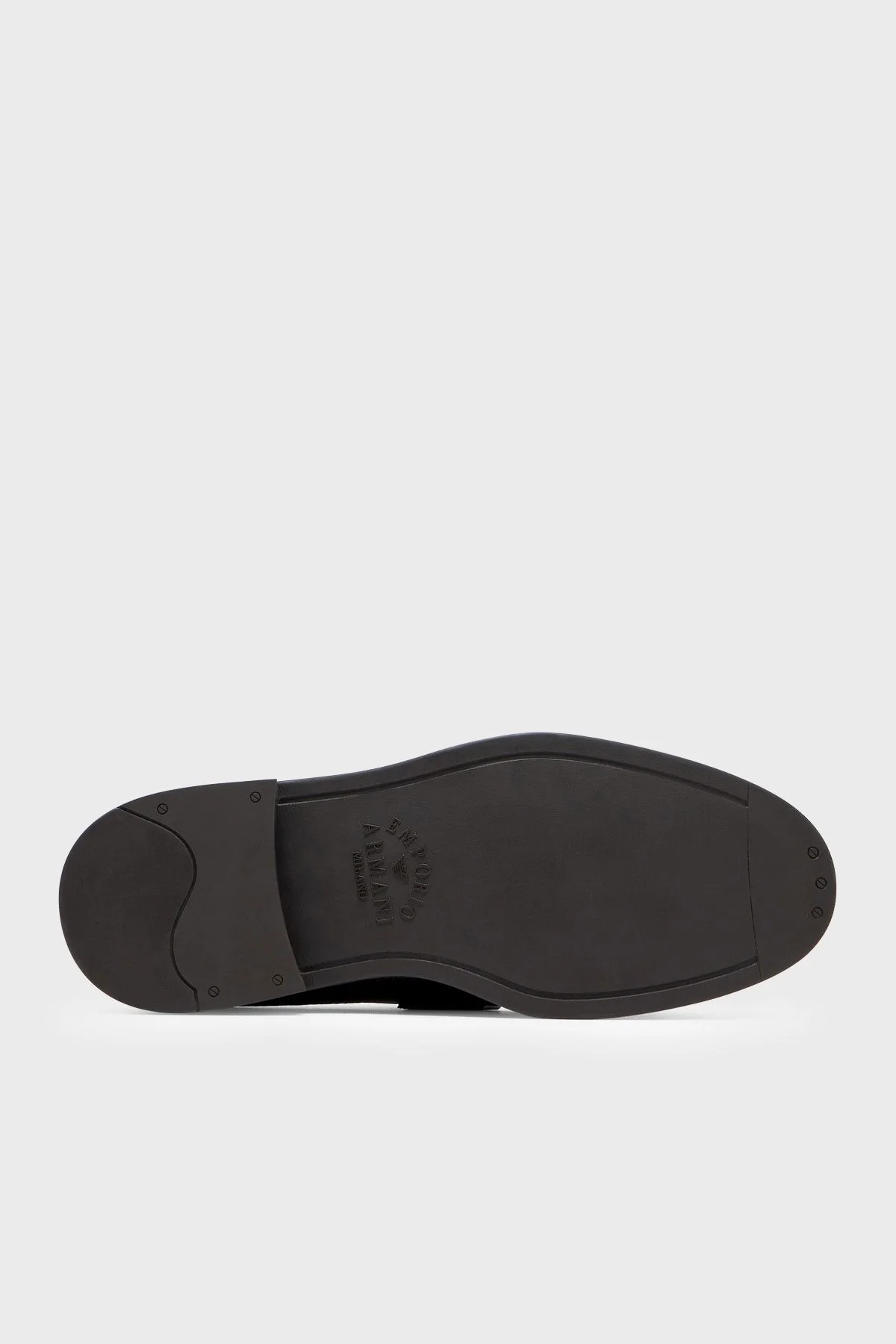 Emporio Armani Deri Loafer Erkek Ayakkabı EM003921 AF20735 U8130 Acı kahve - 7