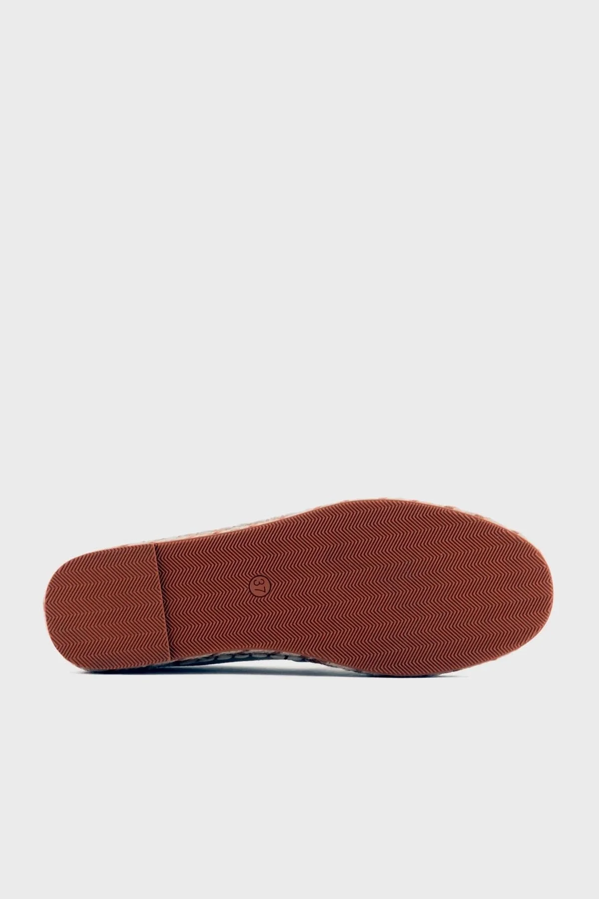 Emporio Armani Deri Şeritli Keten Ayakkabı Bayan Espadril X3S033 XR136 A102 BEJ - 6
