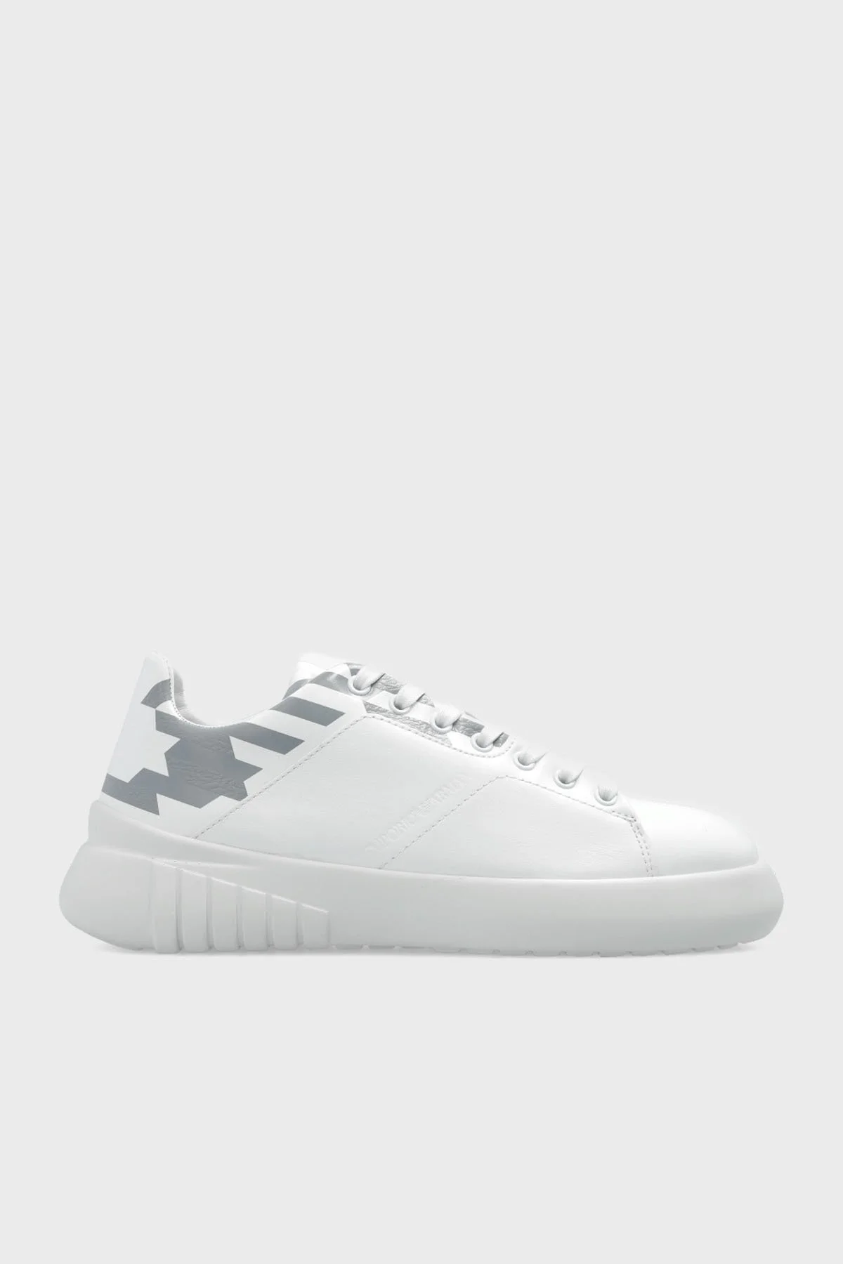 Emporio Armani Deri Sneaker Bayan Ayakkabı X3X164 XF706 S646 BEYAZ - 1