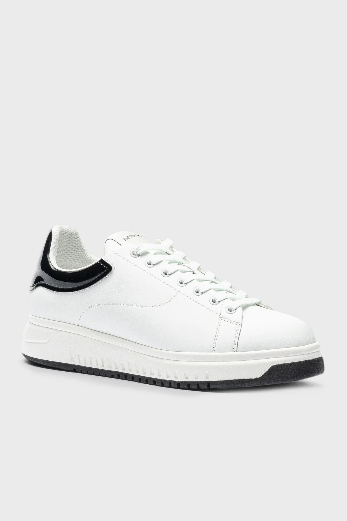 Emporio Armani Deri Sneaker Erkek Ayakkabı X4X264 XN818 D611 BEYAZ - 2