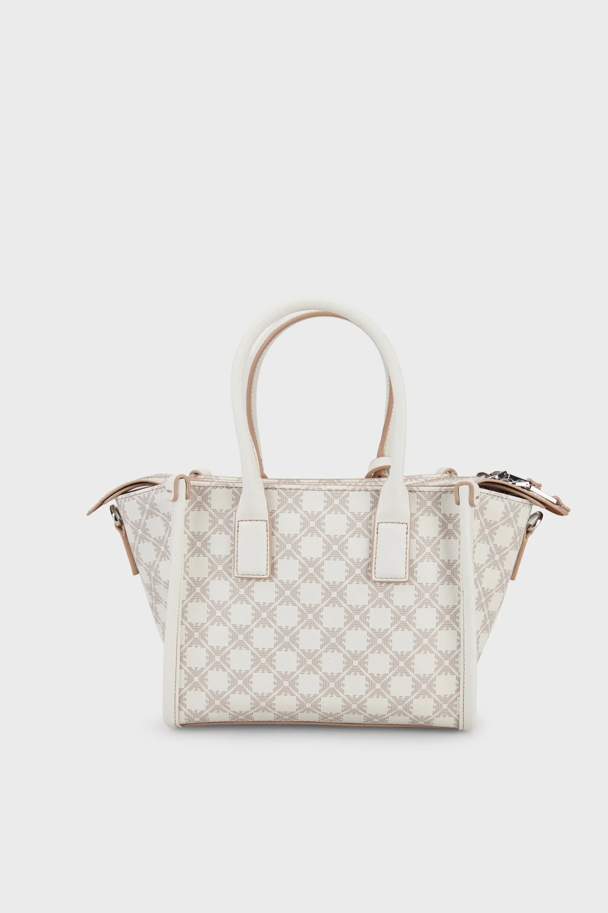 Emporio Armani Desenli Çıkarılabilir Askılı Kadın Çanta EW004907 AF25820 F0214 EKRU BEJ - 2