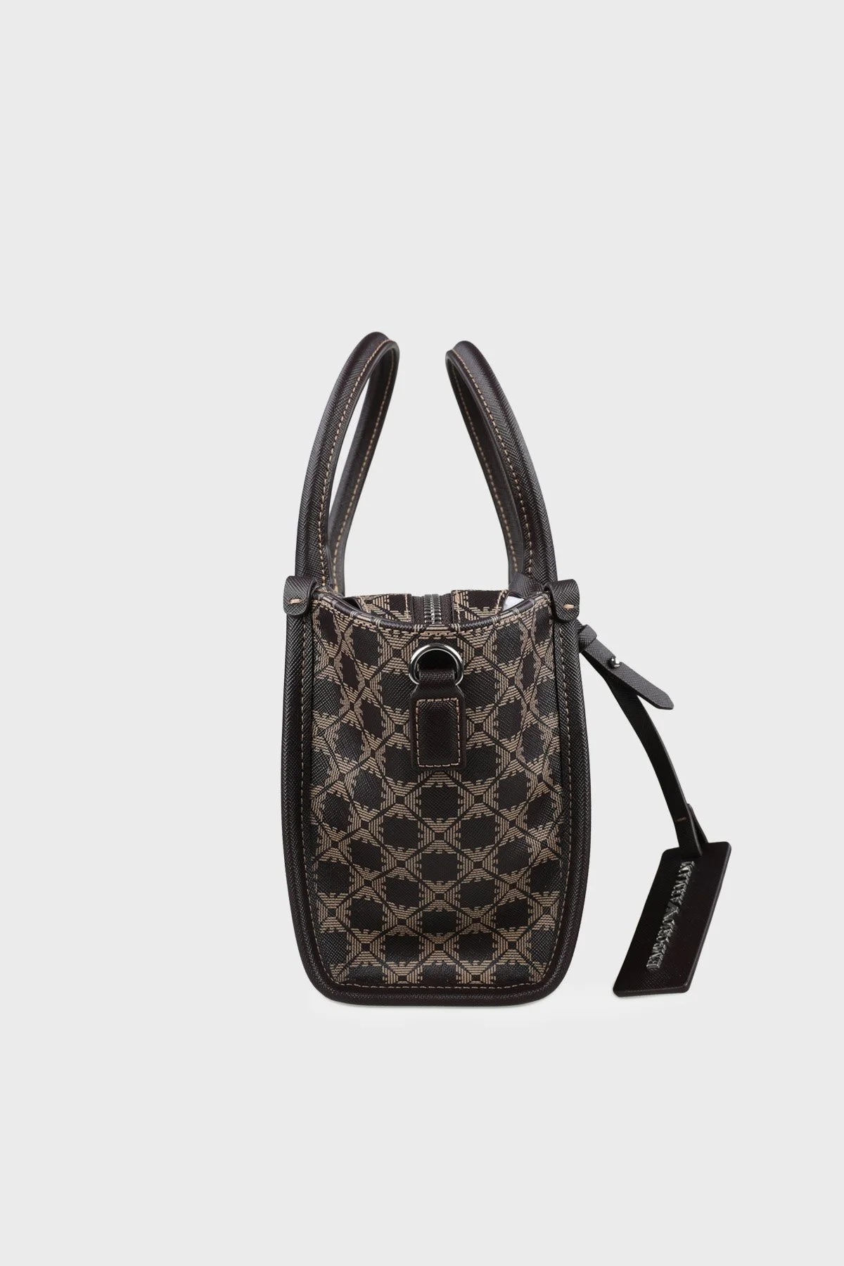 Emporio Armani Desenli Çıkarılabilir Kadın Çanta EW004907 AF25820 F6226 KAHVE - 3