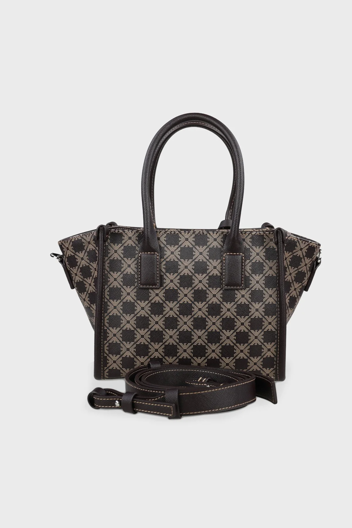 Emporio Armani Desenli Çıkarılabilir Kadın Çanta EW004907 AF25820 F6226 KAHVE - 4