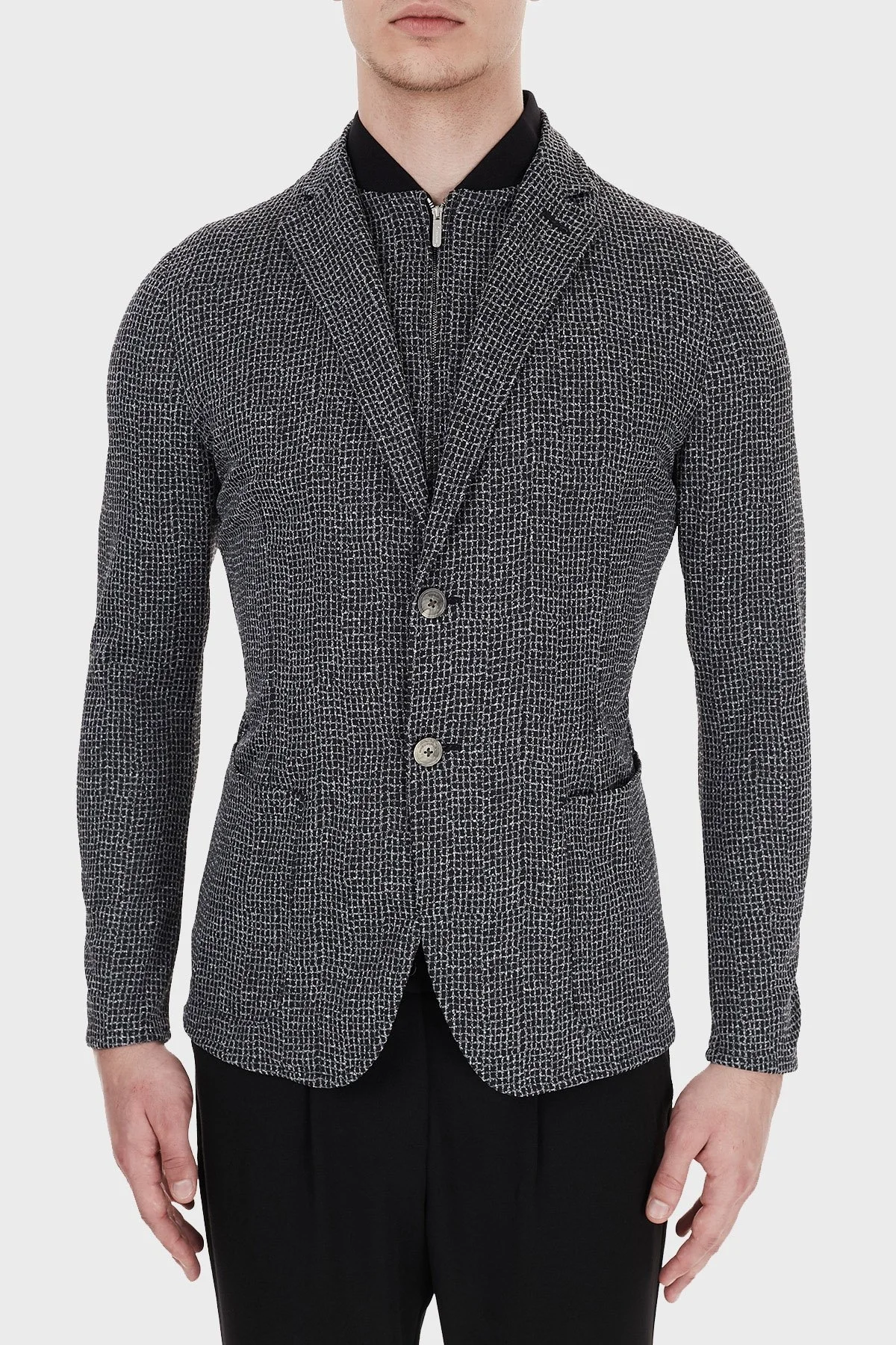 Emporio Armani Dik Yaka Cepli Erkek Ceket 91G56S 91S11 990 LACİVERT - 9