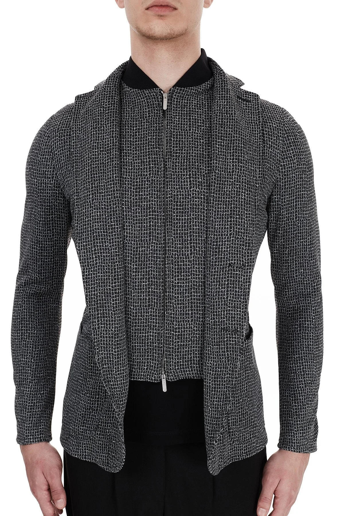 Emporio Armani Dik Yaka Cepli Erkek Ceket 91G56S 91S11 990 LACİVERT - 10