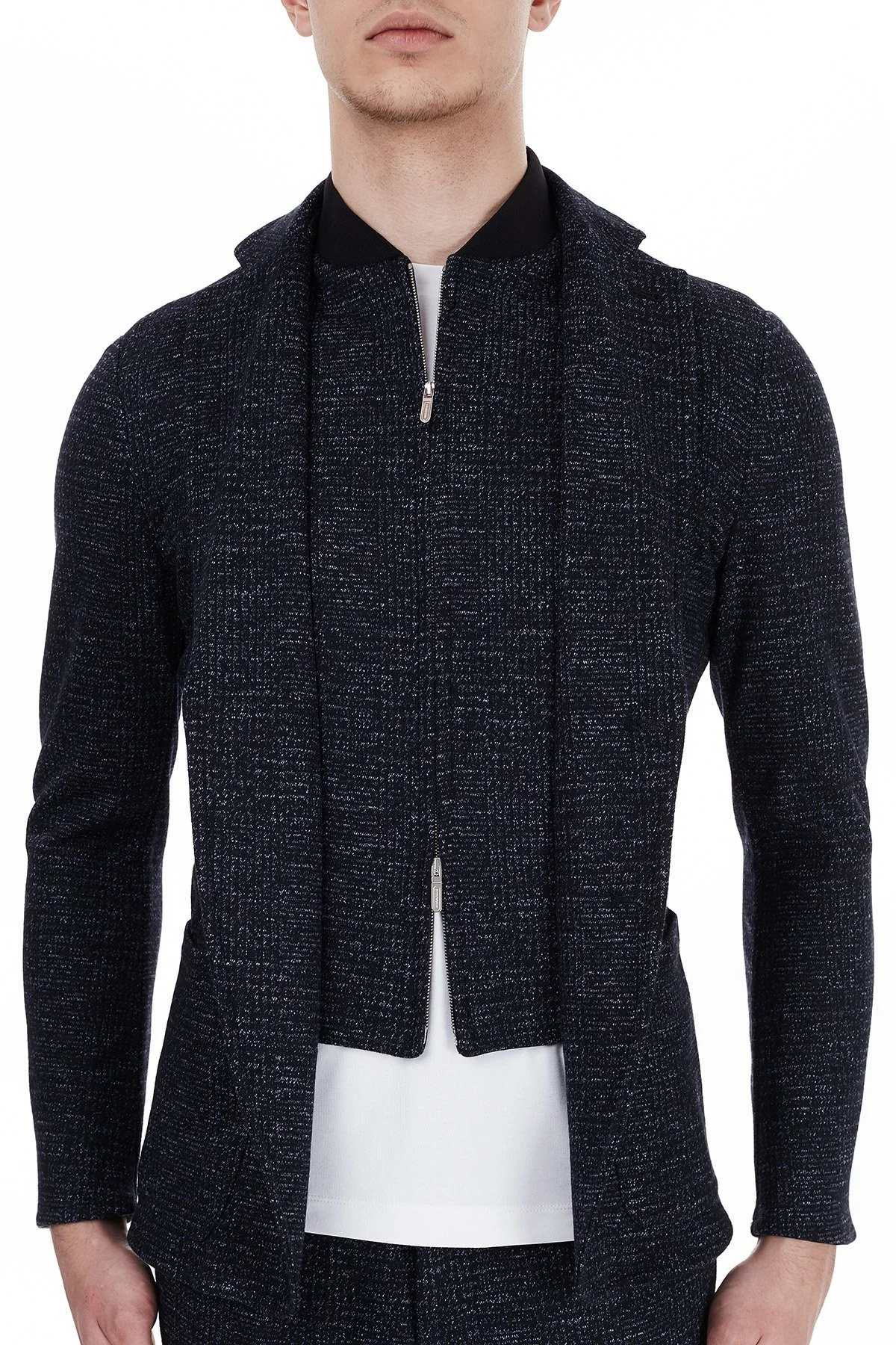 Emporio Armani Dik Yaka Cepli Erkek Ceket 91G56S 91S65 921 LACİVERT - 10