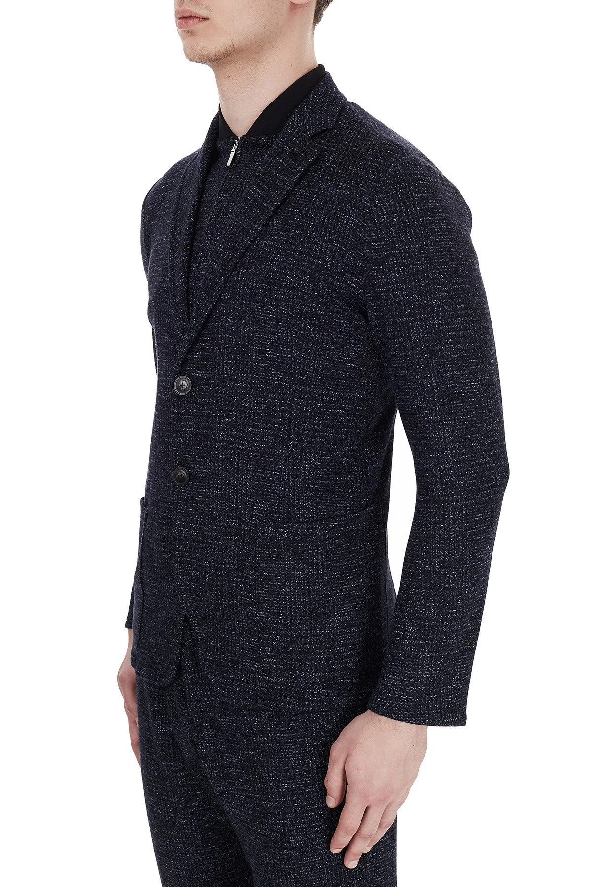 Emporio Armani Dik Yaka Cepli Erkek Ceket 91G56S 91S65 921 LACİVERT - 12