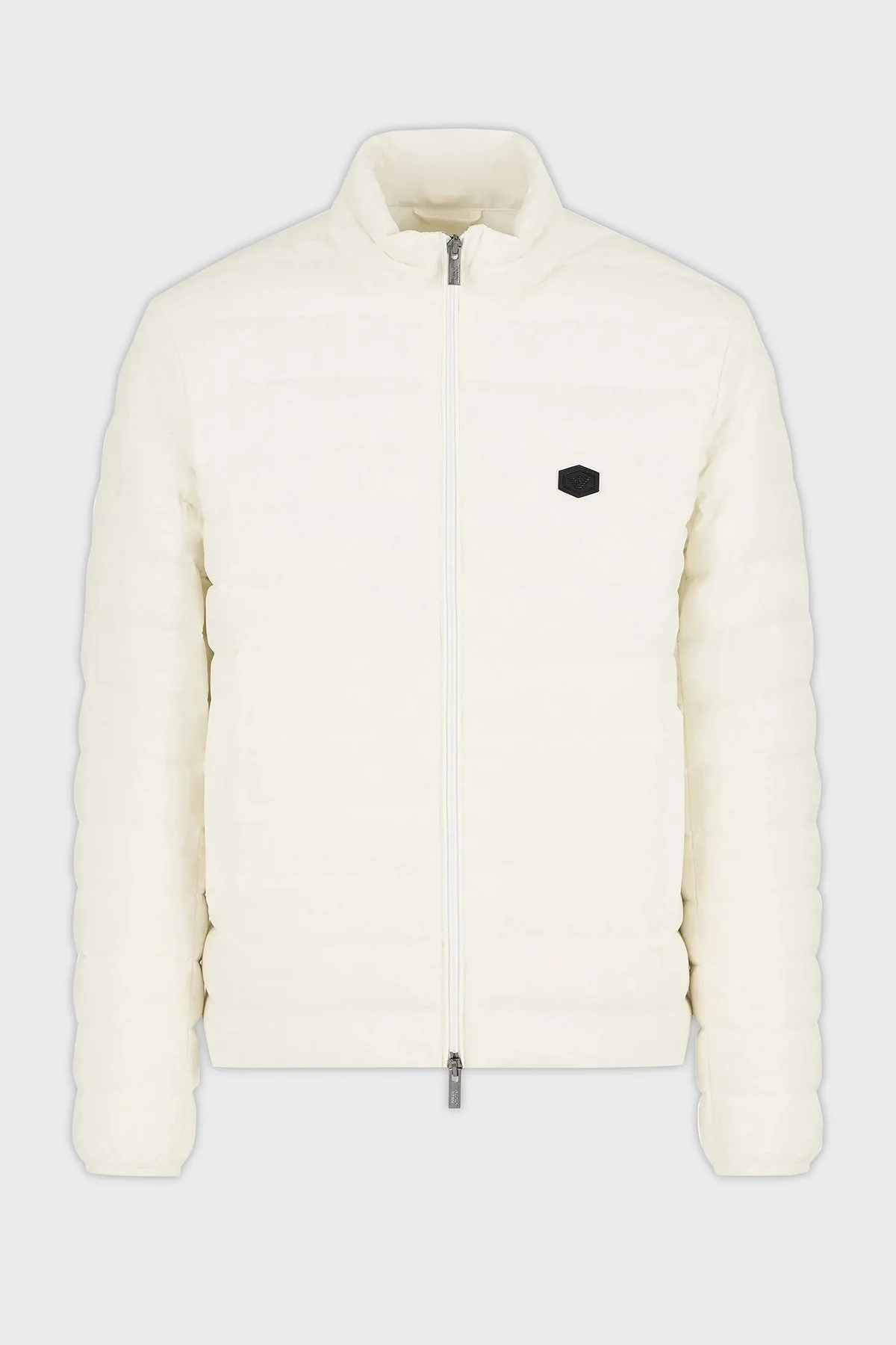 Emporio Armani Dik Yaka Cepli Kuş Tüyü Dolgulu Şişme Erkek Mont 8N1BQ2 1NLRZ 0101 BEYAZ - 5