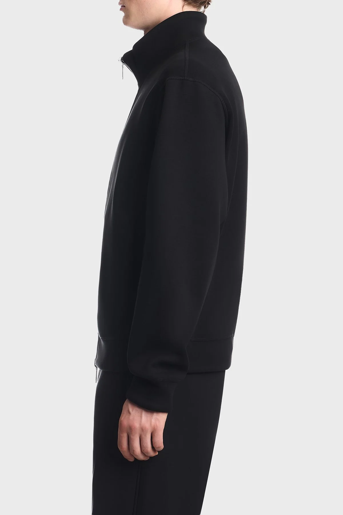 Emporio Armani Dik Yaka Fermuarlı Erkek Sweat EM006877 AF17547 UC001 Siyah - 3