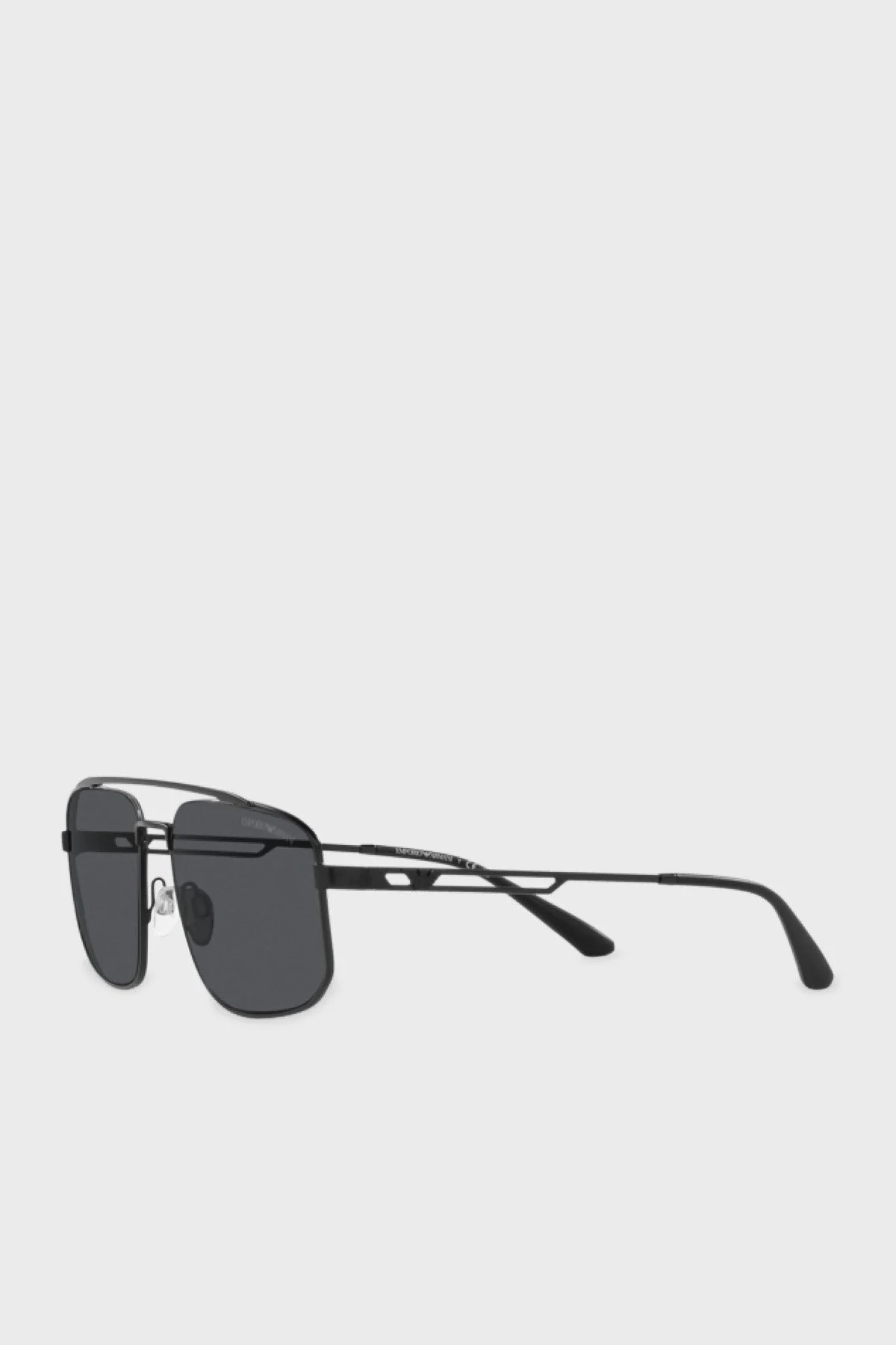 Emporio Armani Dikdörtgen Güneş Erkek Gözlük 0EA2139 300187 57 Mat Siyah-Koyu Gri - 2