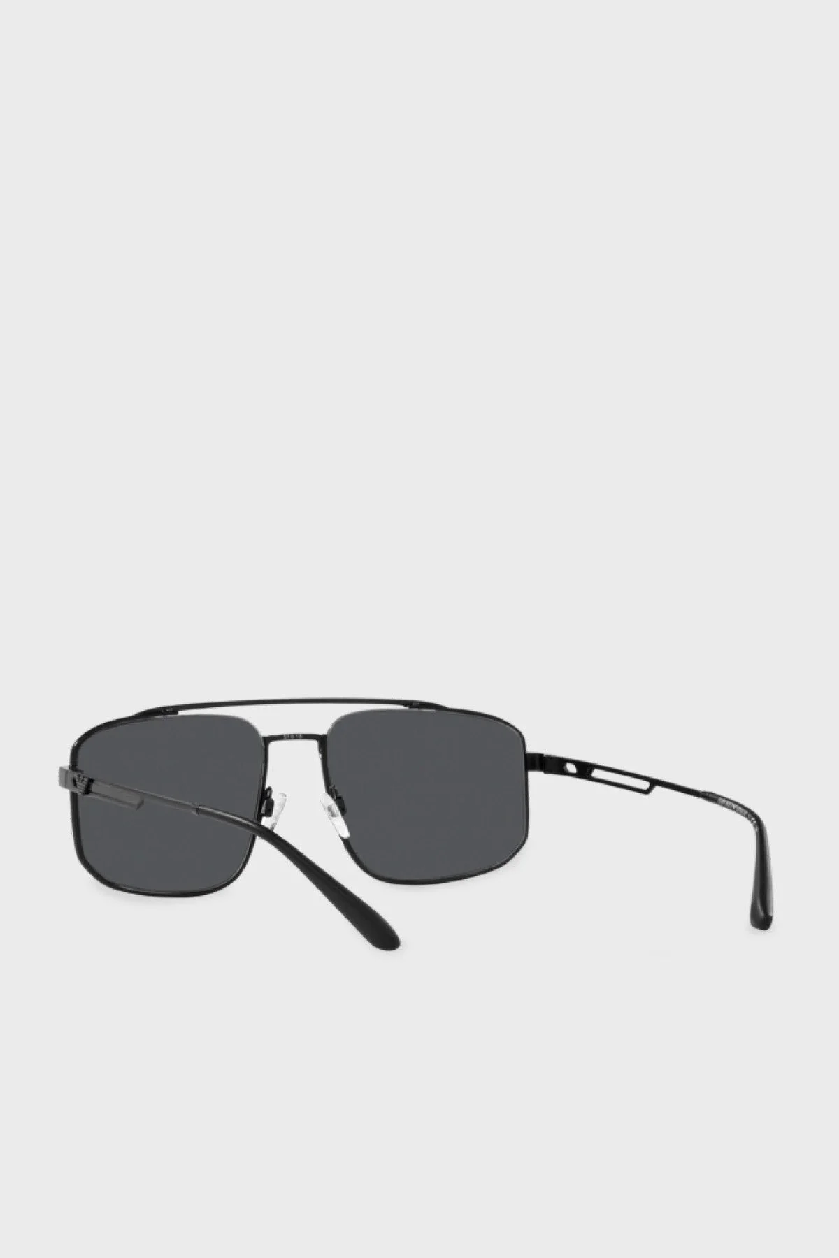 Emporio Armani Dikdörtgen Güneş Erkek Gözlük 0EA2139 300187 57 Mat Siyah-Koyu Gri - 3