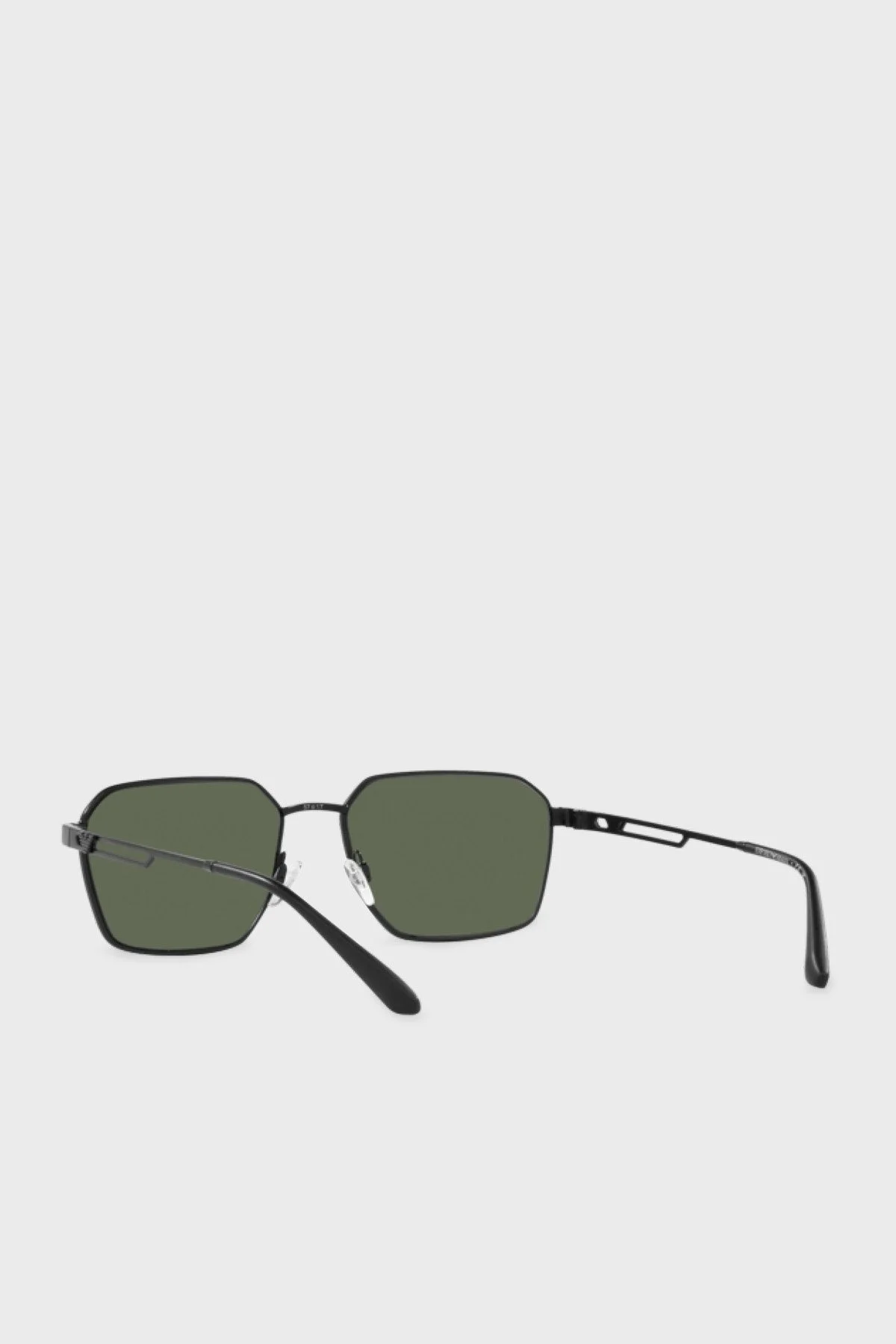 Emporio Armani Dikdörtgen Güneş Erkek Gözlük 0EA2140 300171 57 Mat Siyah-Koyu Yeşil - 4