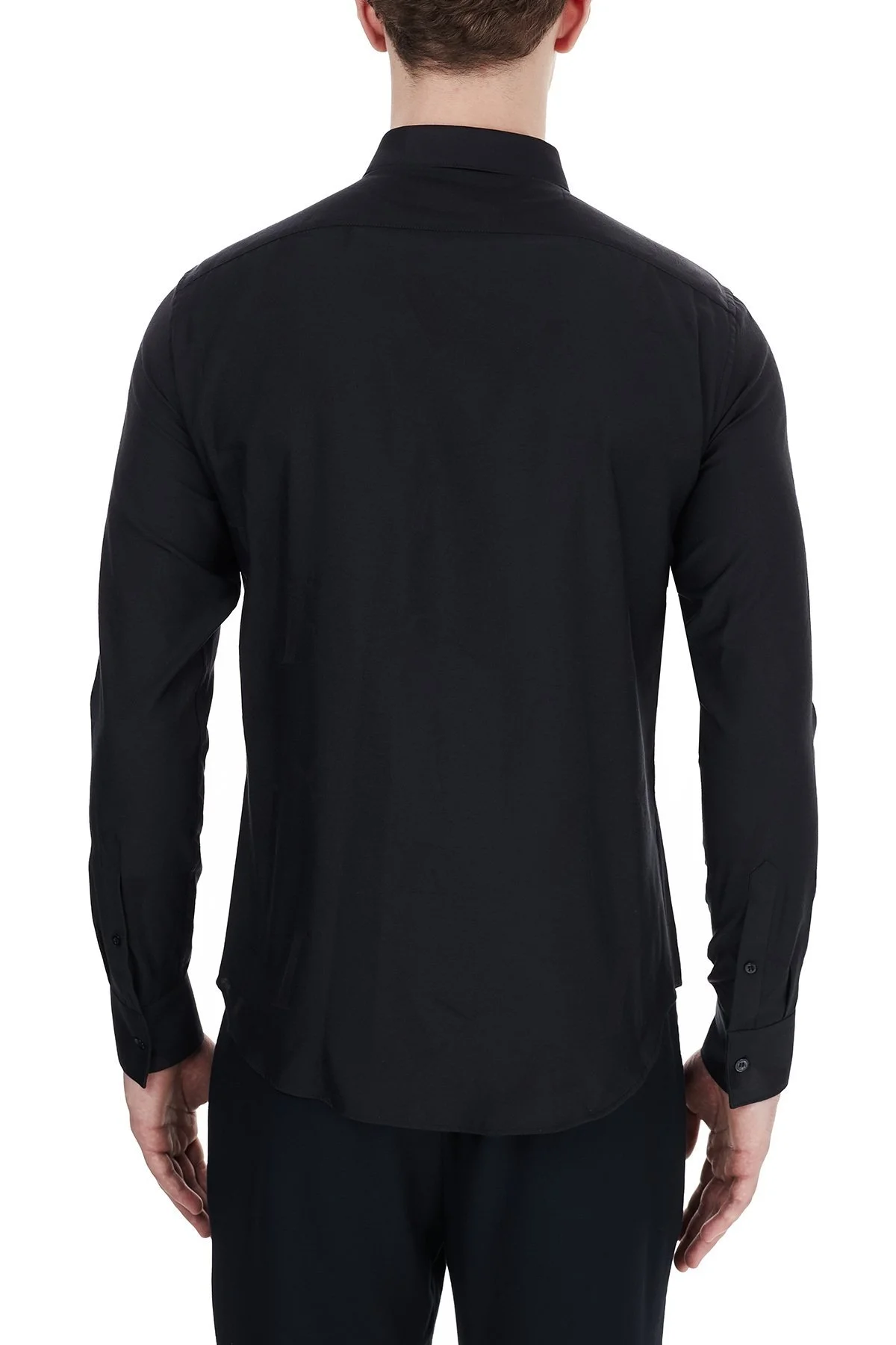 Emporio Armani Düz Yaka Erkek Gömlek 91CC2L 9123C 041 LACİVERT - 2