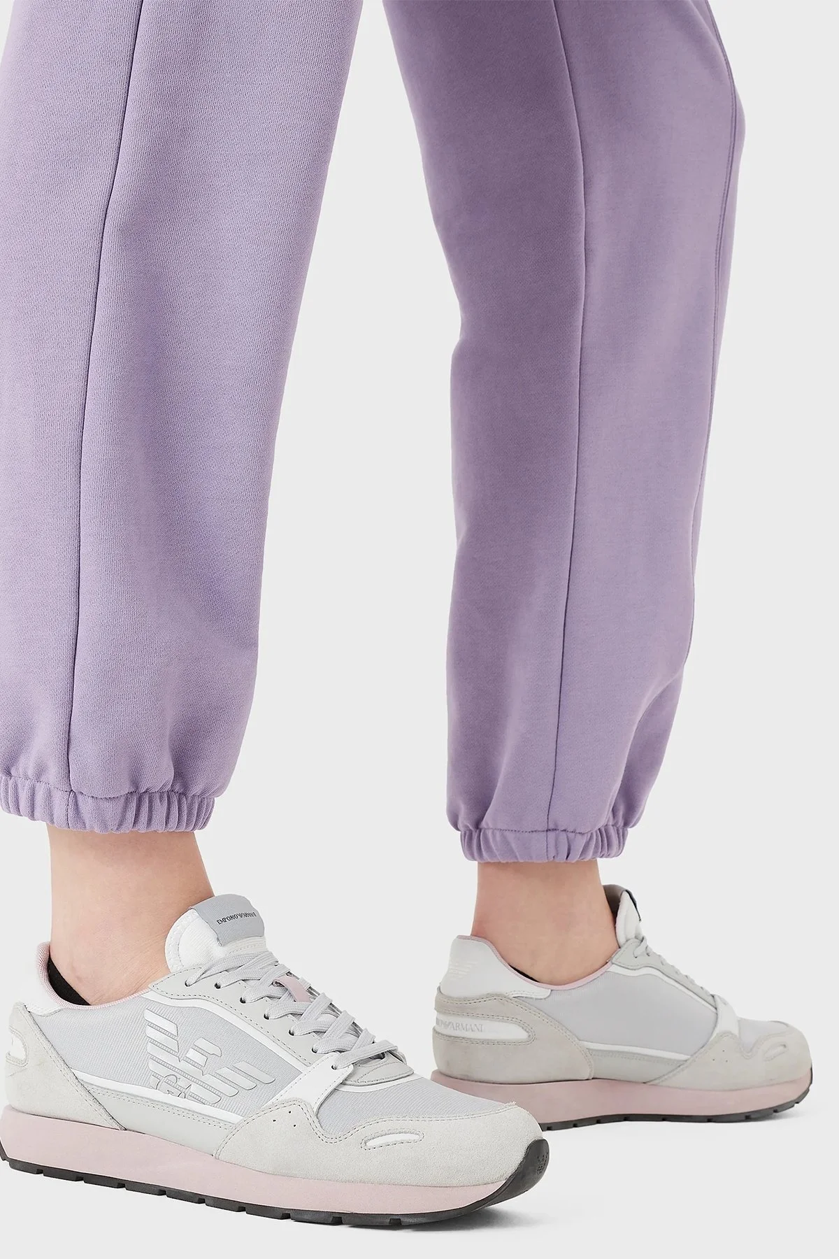 Emporio Armani Elastik Bel Bantlı Rahat Kalıp Cepli Jogger Bayan Pantolon 6L2P7B 2J49Z 0831 LİLA - 10