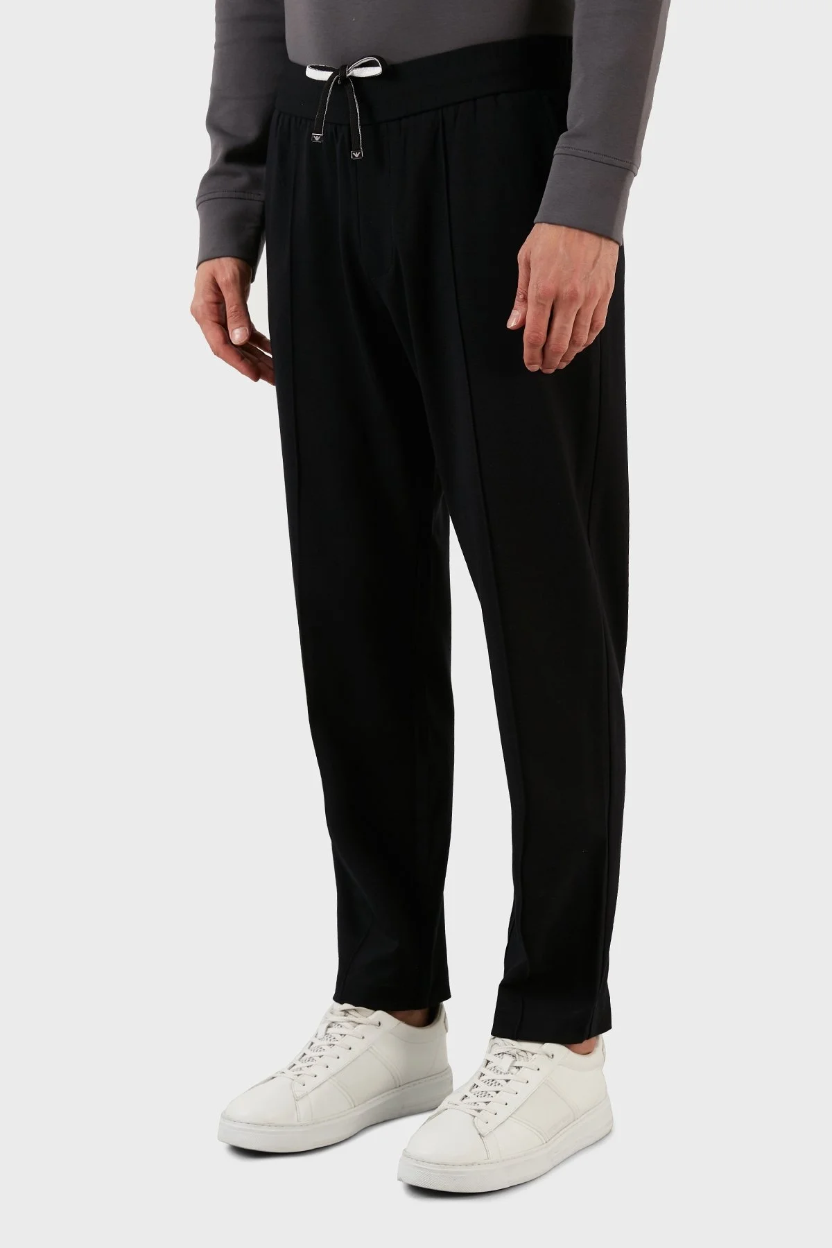 Emporio Armani Elastik Bel Relaxed Fit Cepli Erkek Pantolon 8N1PL6 1JEZZ 0999 SİYAH - 3