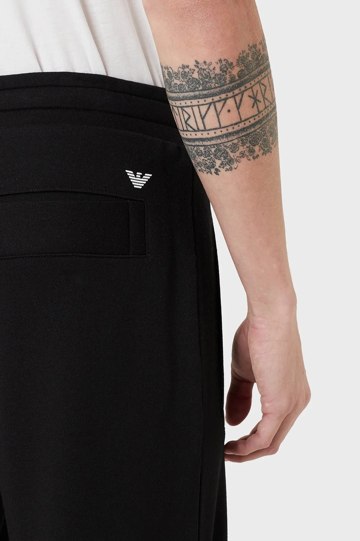 Emporio Armani Elastik Bel Relaxed Fit Cepli Erkek Pantolon 8N1PS9 1JRIZ 0999 SİYAH - 3